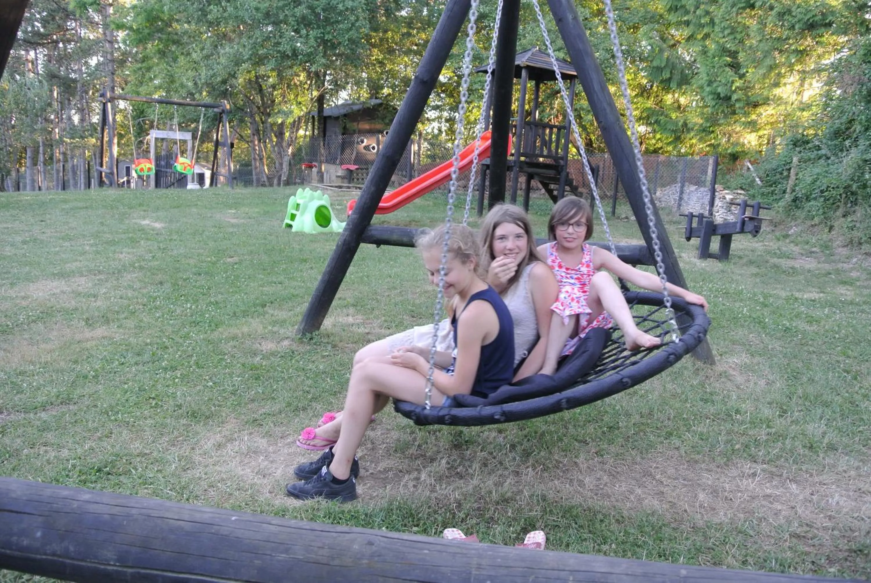 Children play ground in Lo Petit Cretsou
