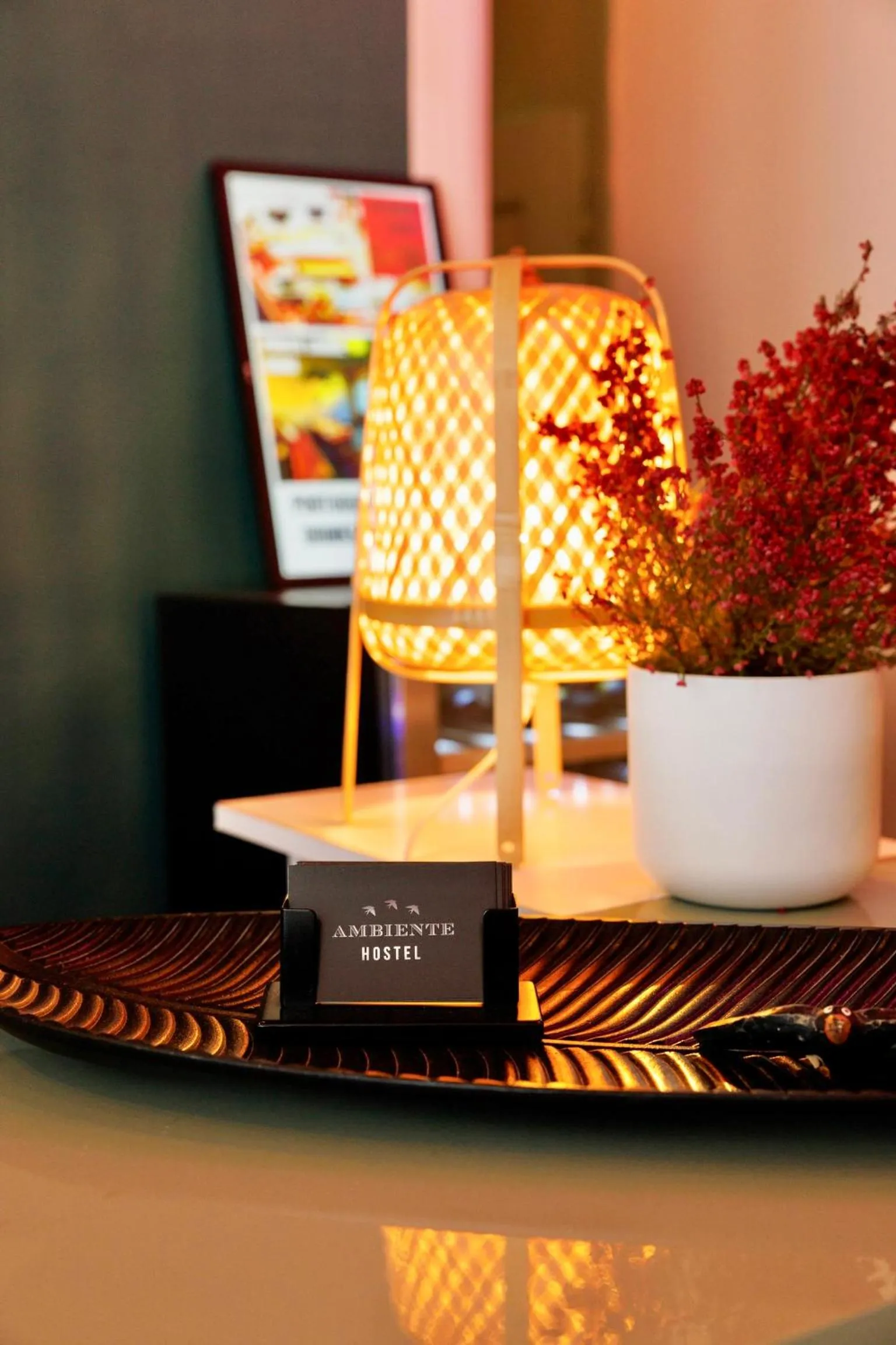 Lobby or reception in Ambiente Hostel