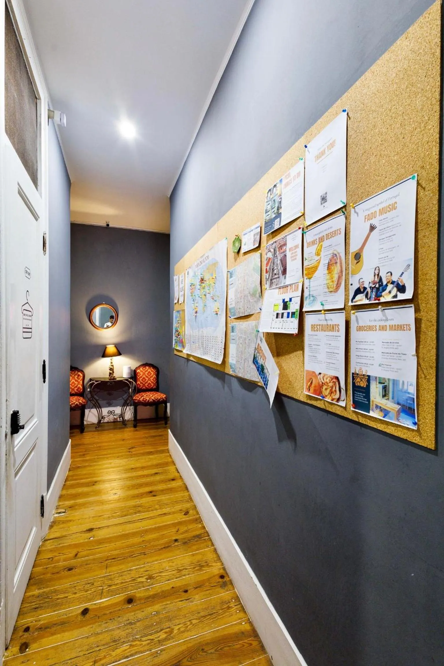 Decorative detail in Ambiente Hostel