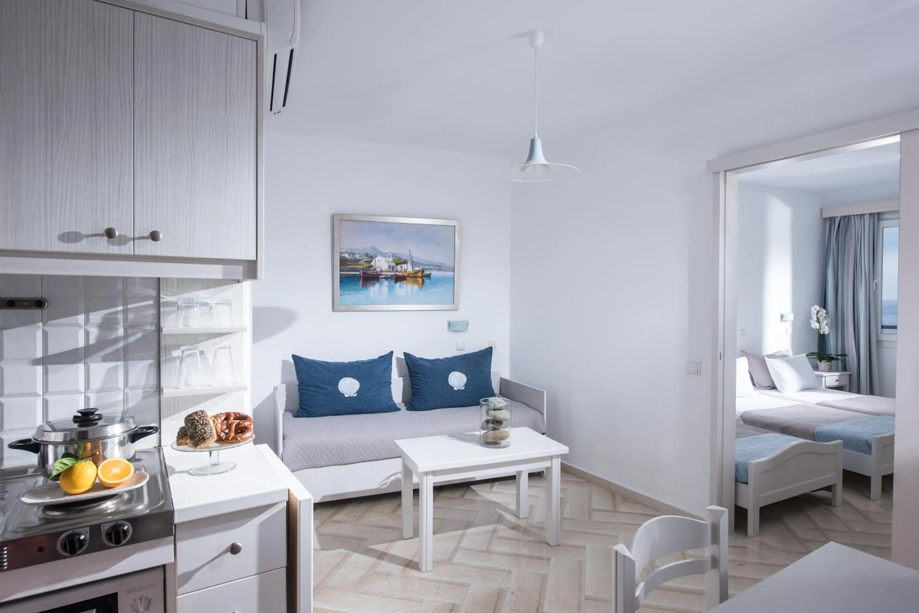 Coffee/tea facilities, Bed in Villa Sonia