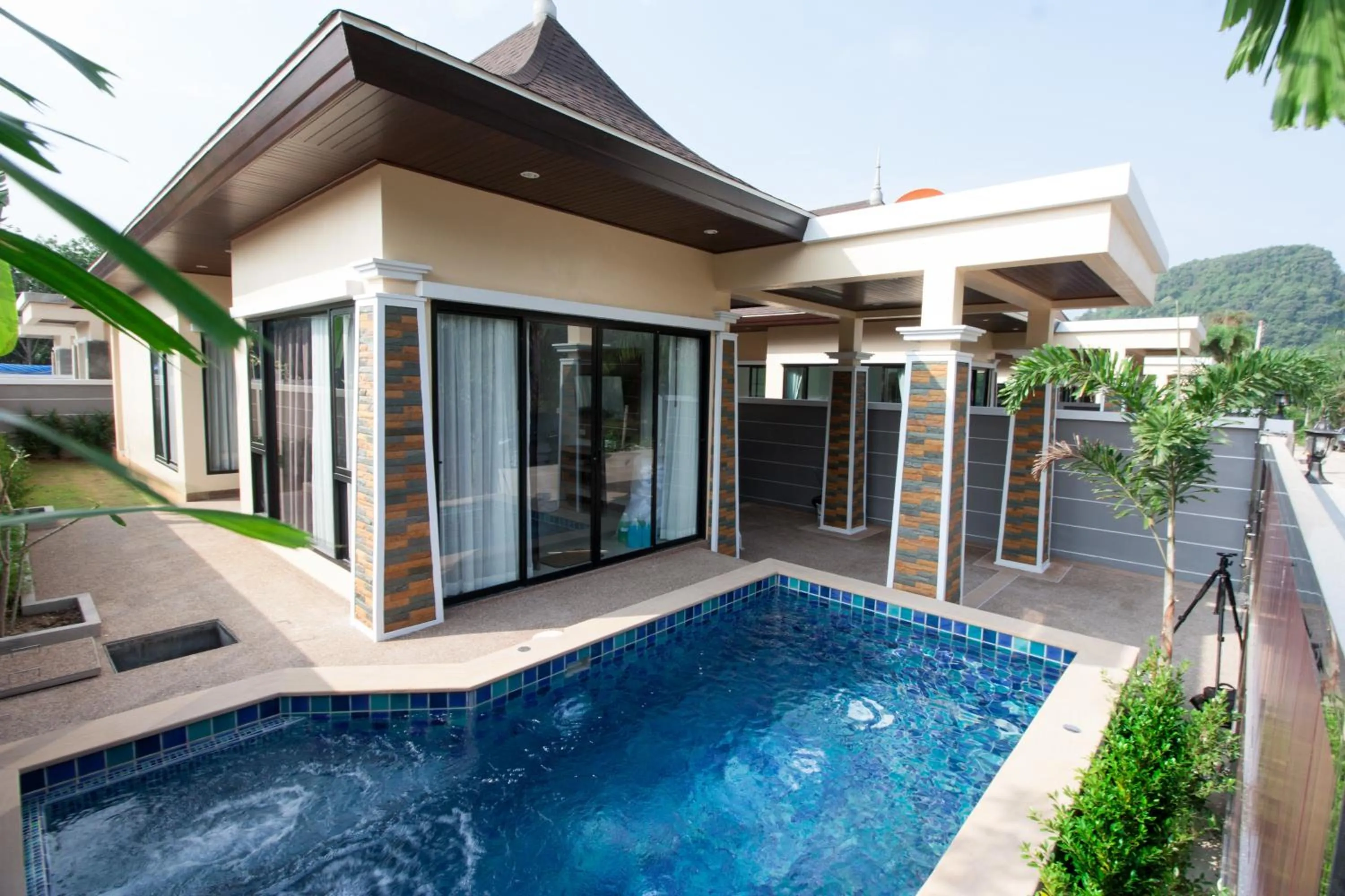 Natural landscape in Aonang Oscar Pool Villas - Free Shuttle to Aonang Beach -shared pool - private pool