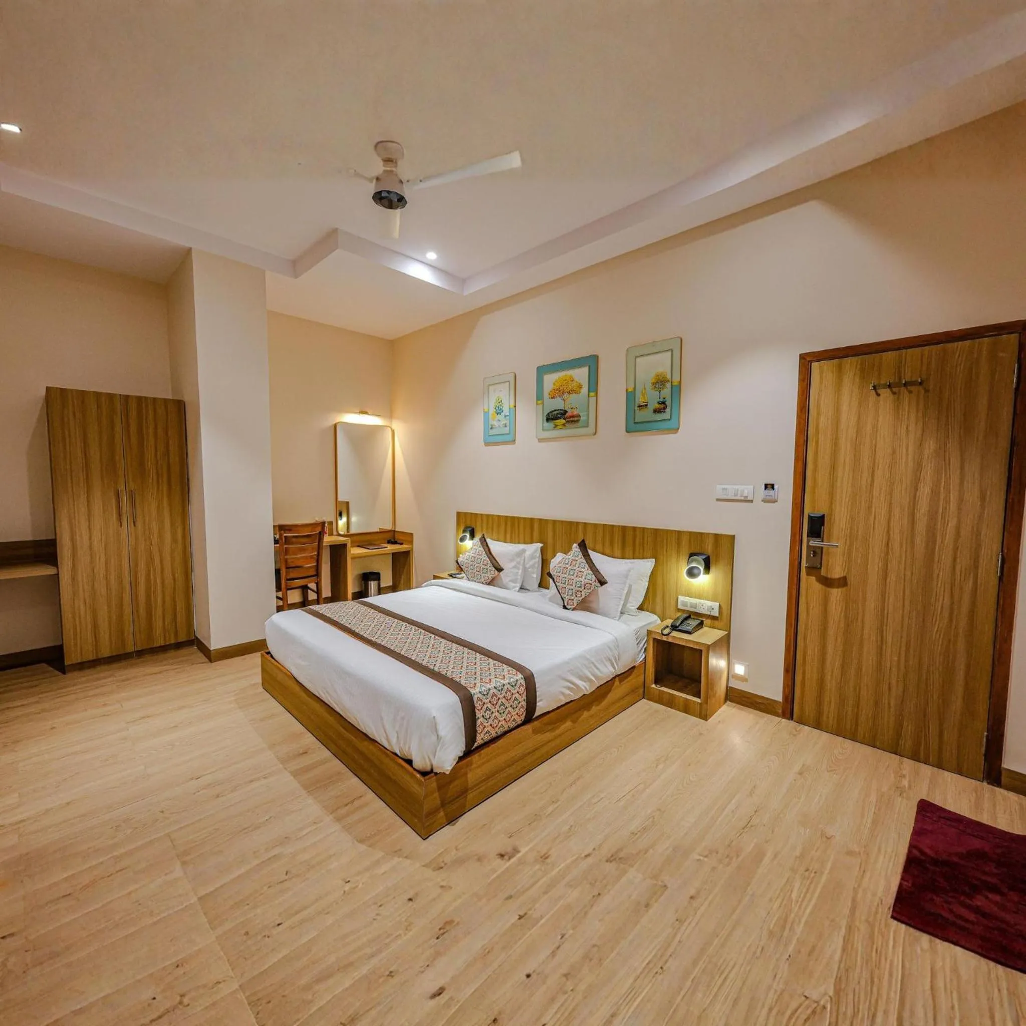 Bed in Hotel Alfa Suites