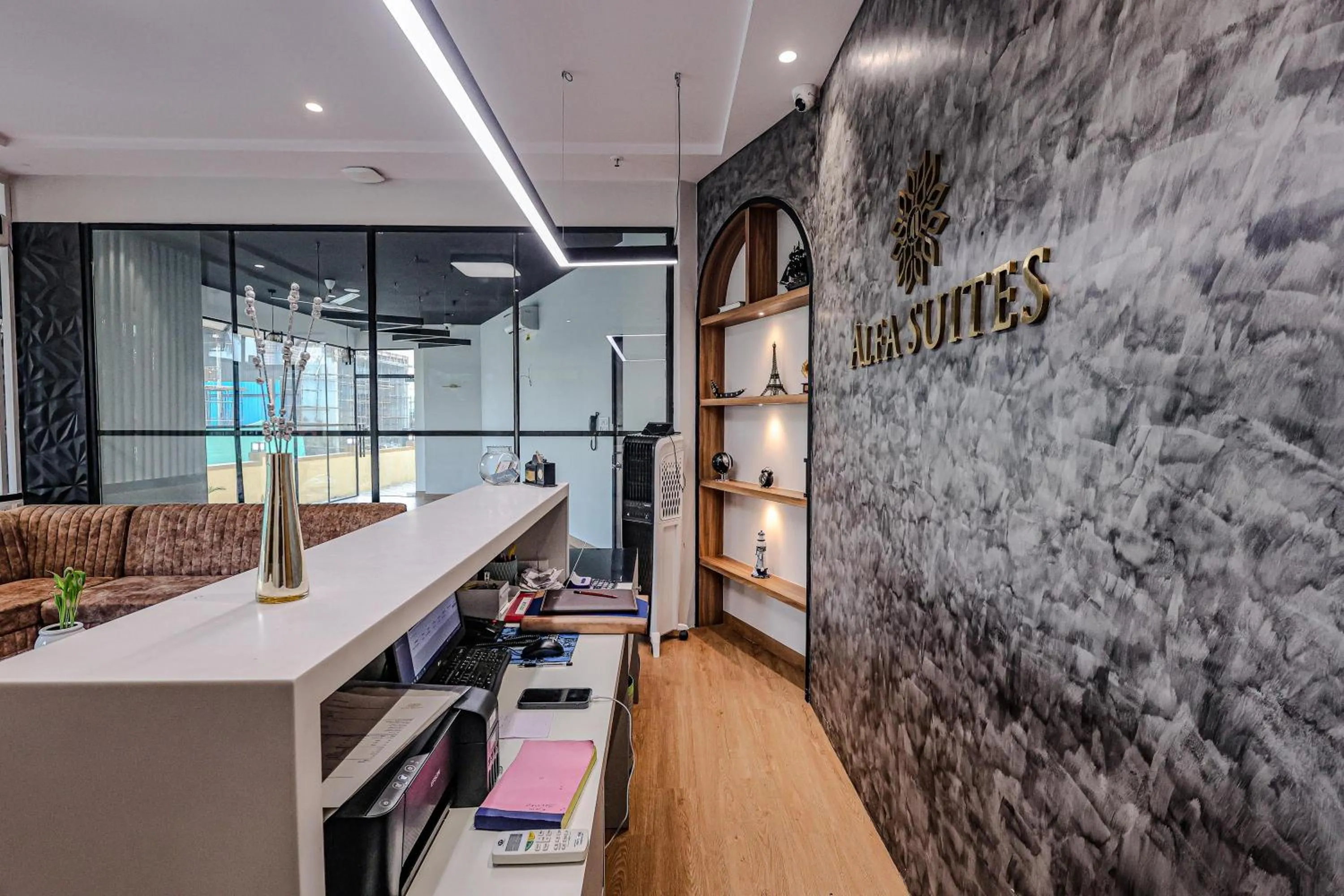 Lobby or reception in Hotel Alfa Suites