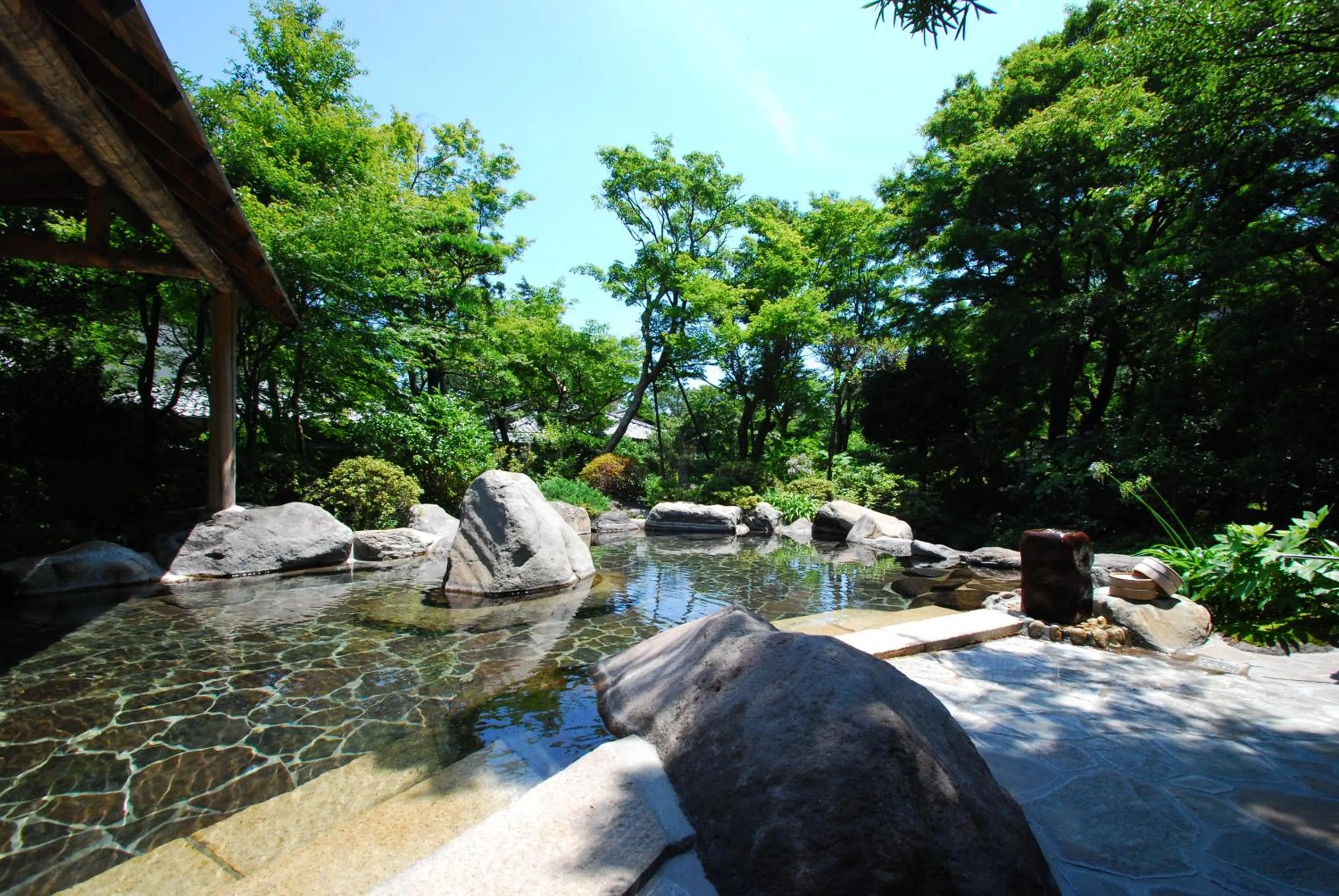 Hot Spring Bath in Yoshiike Ryokan