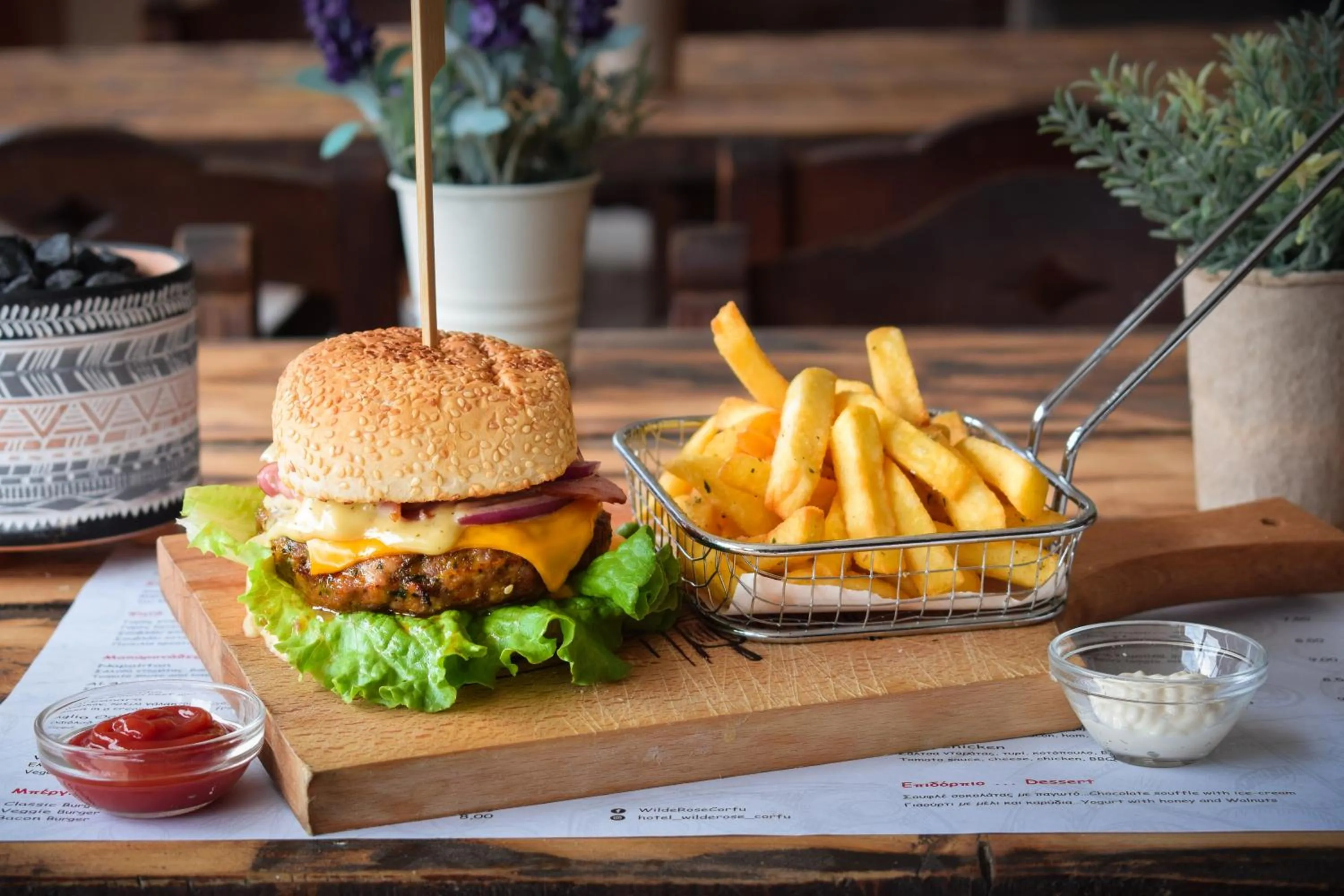 Food in Wilde Rose Hotel