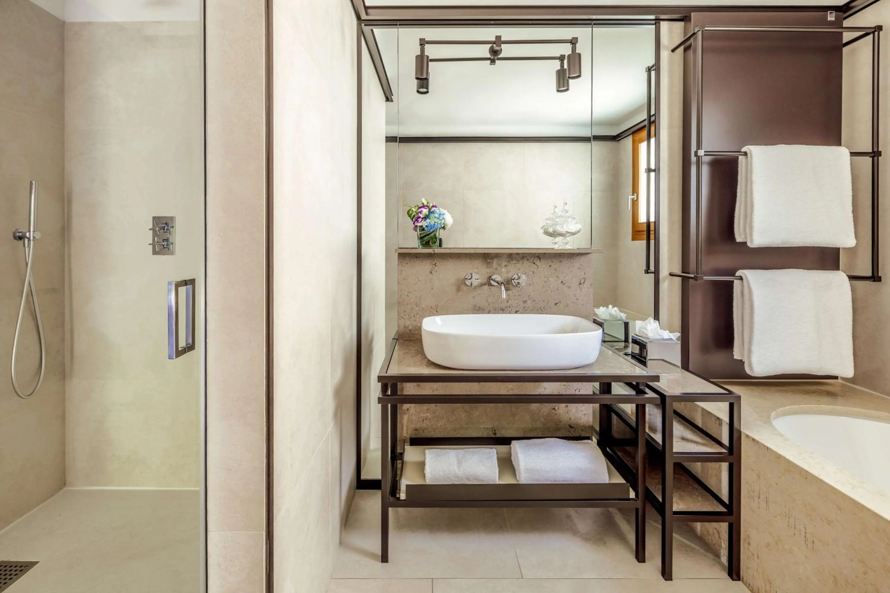 Bathroom, Bed in Tivoli Portopiccolo Sistiana Wellness Resort & Spa