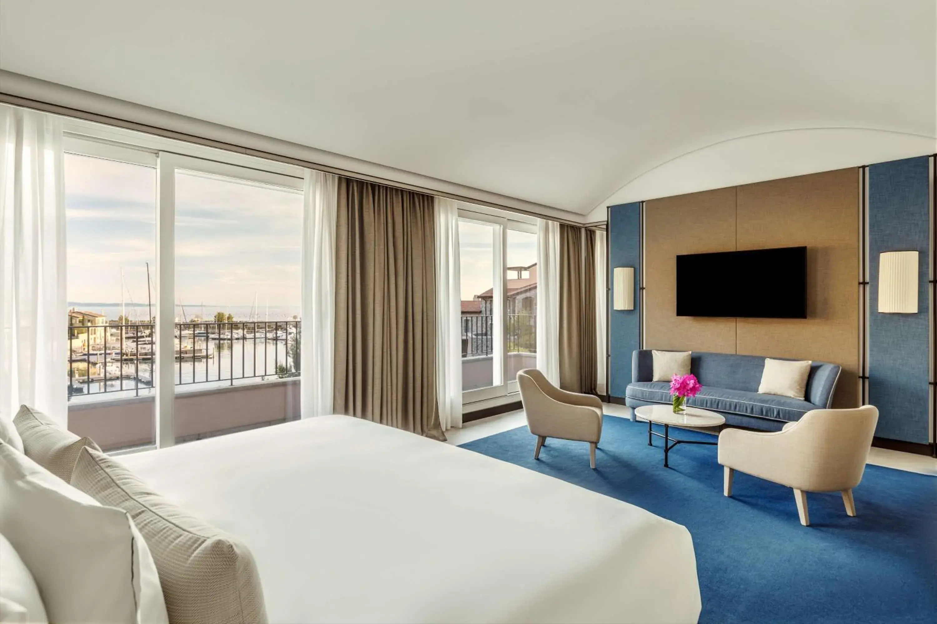 Junior Suite with Marina View with Extra Bed (2 Adults + 1 Child) in Tivoli Portopiccolo Sistiana Resort Junior Suite with Marina View with Extra Bed (2 Adults + 1 Child) in Tivoli Portopiccolo Sistiana Resort