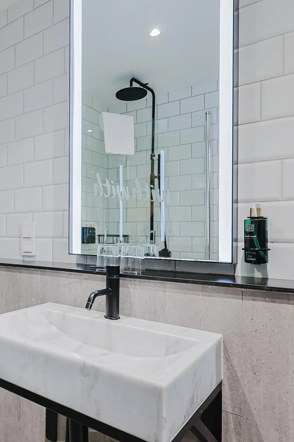 Bathroom in Hotel With Urban Deli