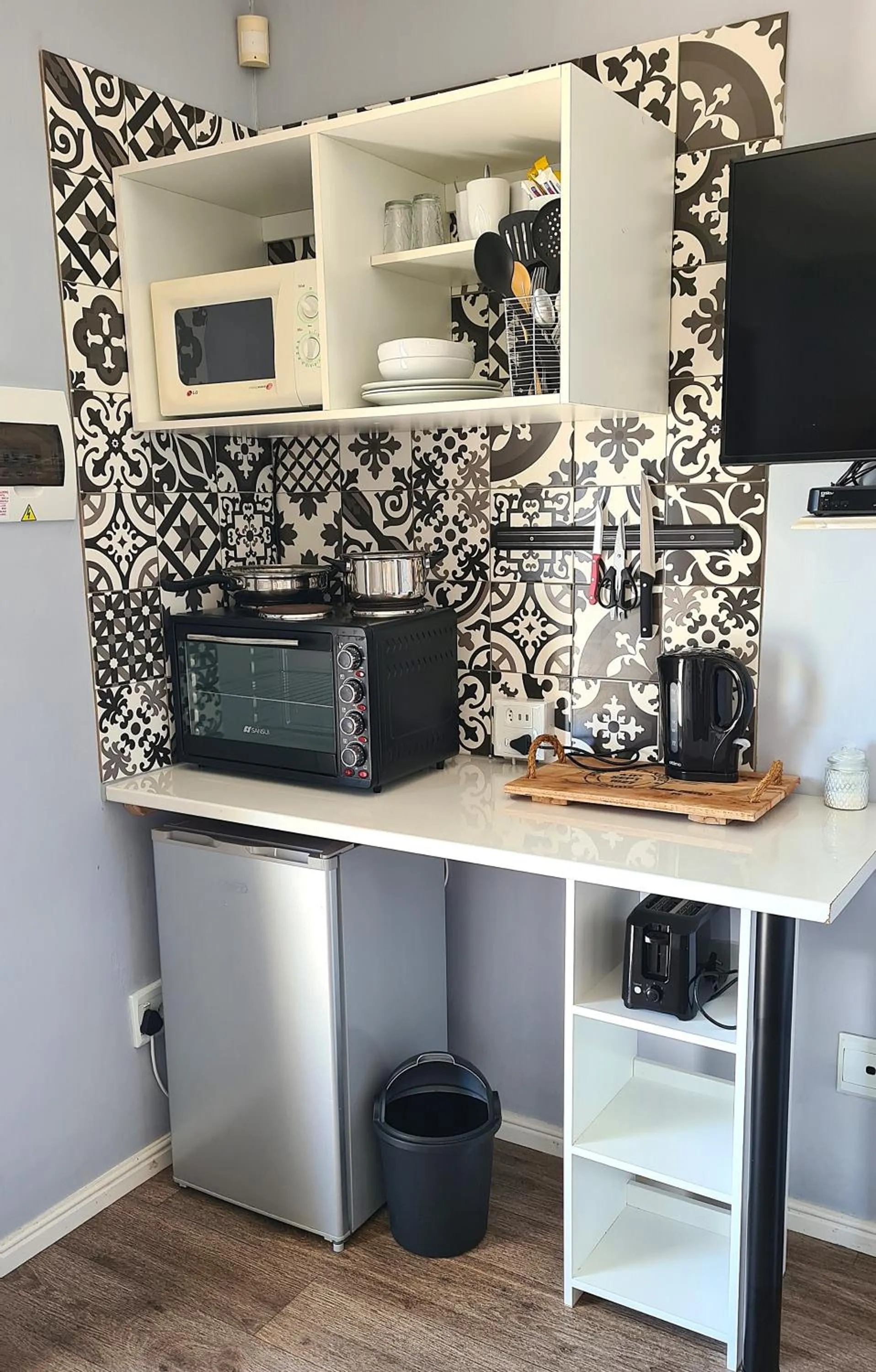 Kitchen or kitchenette in Tiende Laan Bed & Breakfast and Self-Catering