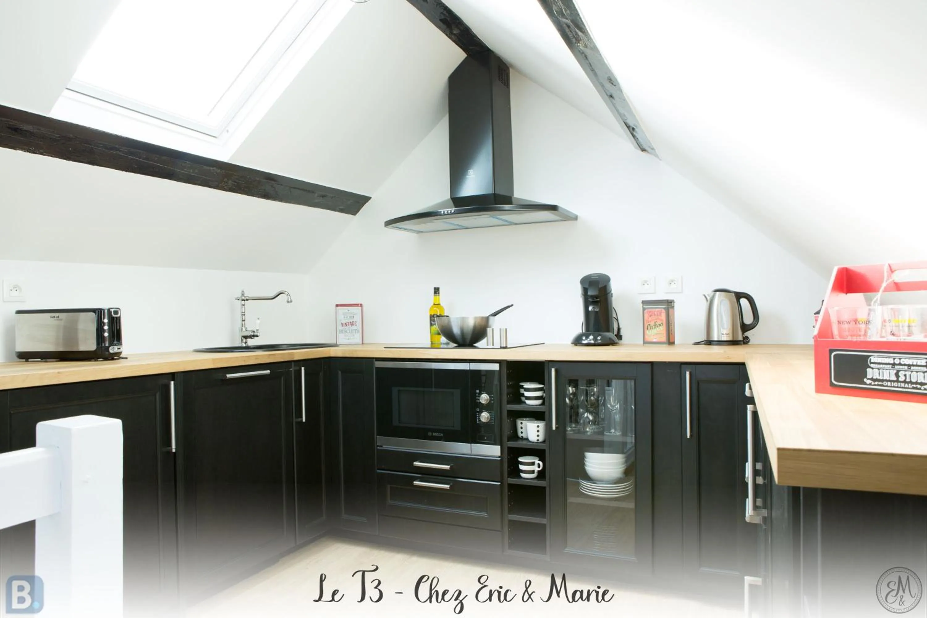 Kitchen or kitchenette in Les Maisons de Maje - Le T2-T3