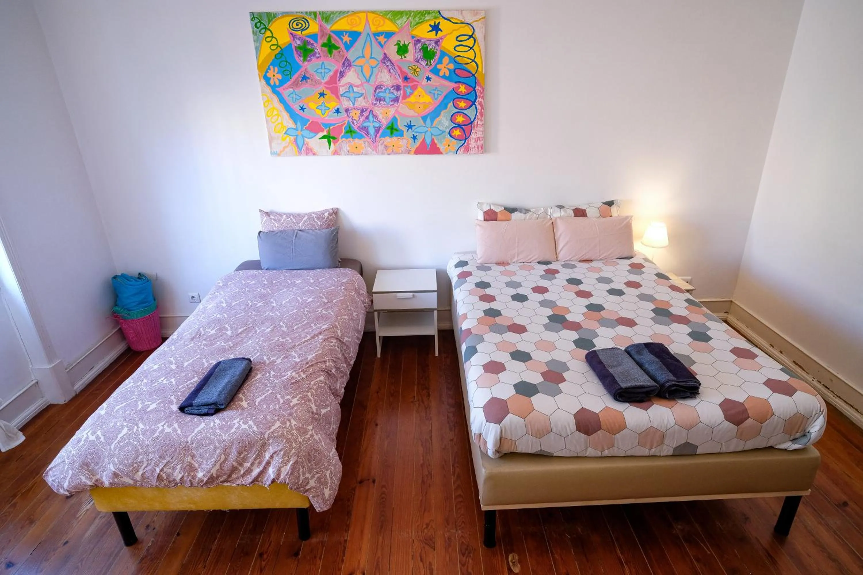Triple Room with City View Shared bathroom in Lisbonera Guest House