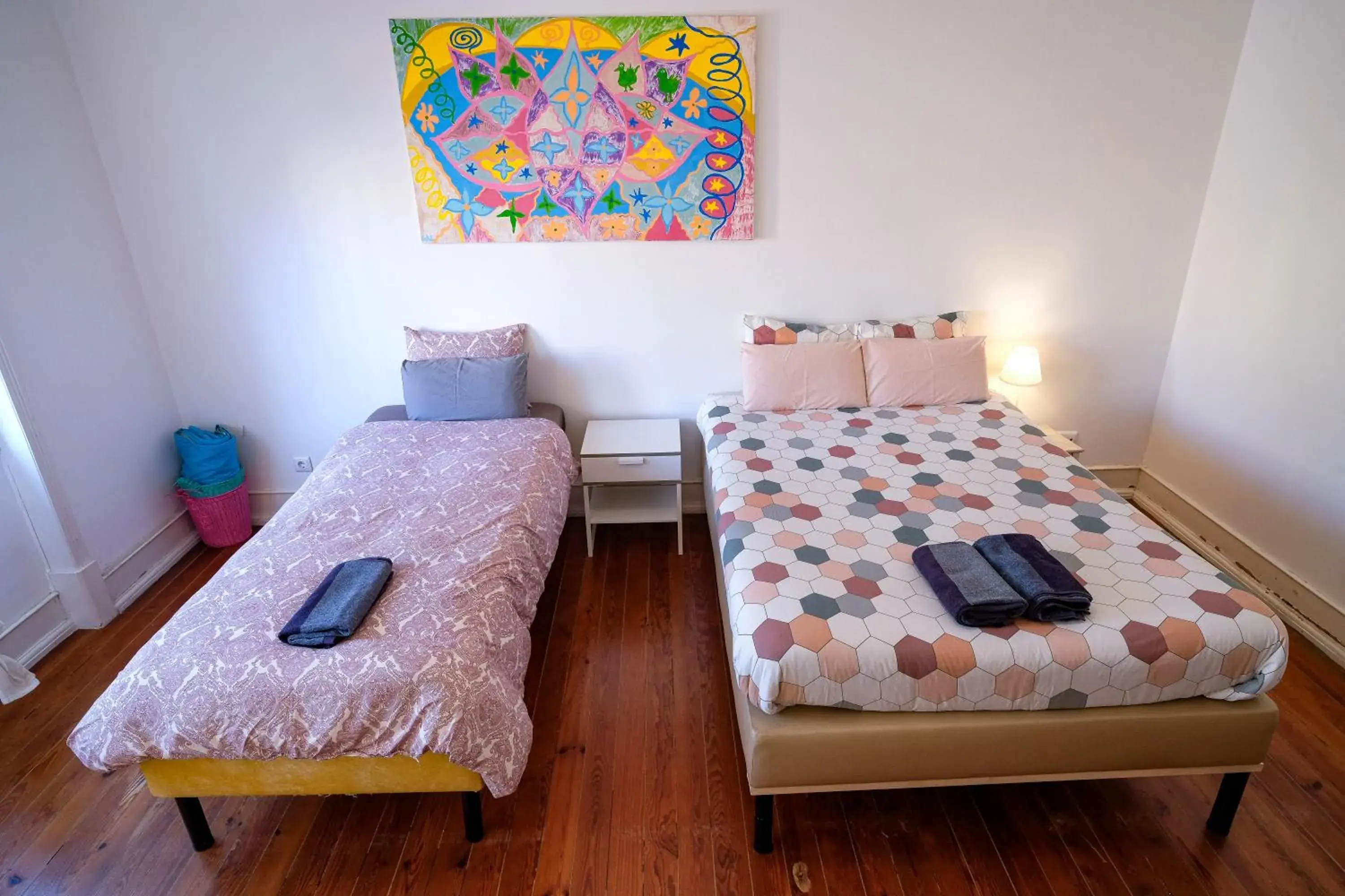 Triple Room with City View Shared bathroom in Lisbonera Guest House Triple Room with City View Shared bathroom in Lisbonera Guest House