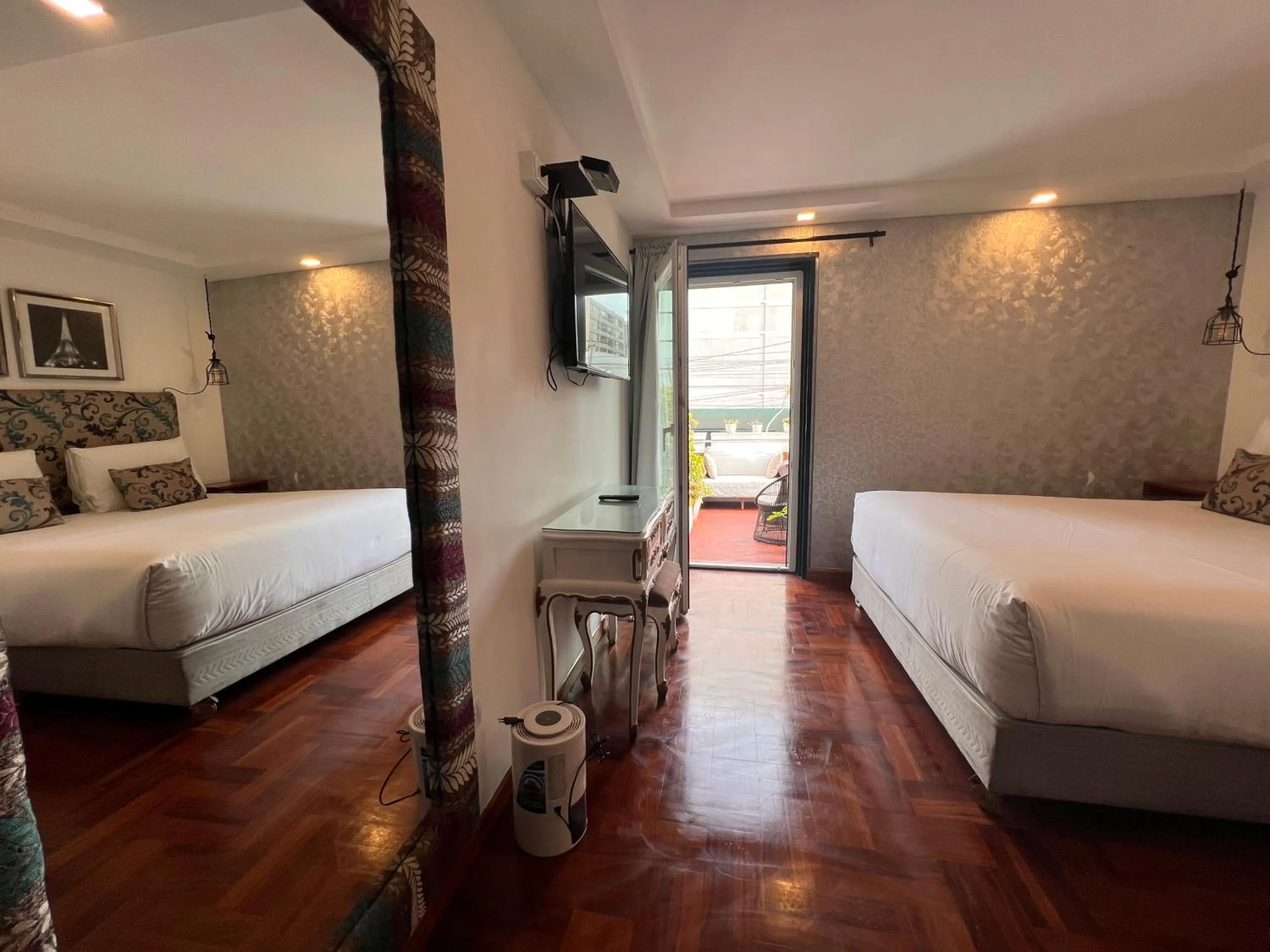 Bed in La Casa del Viajero