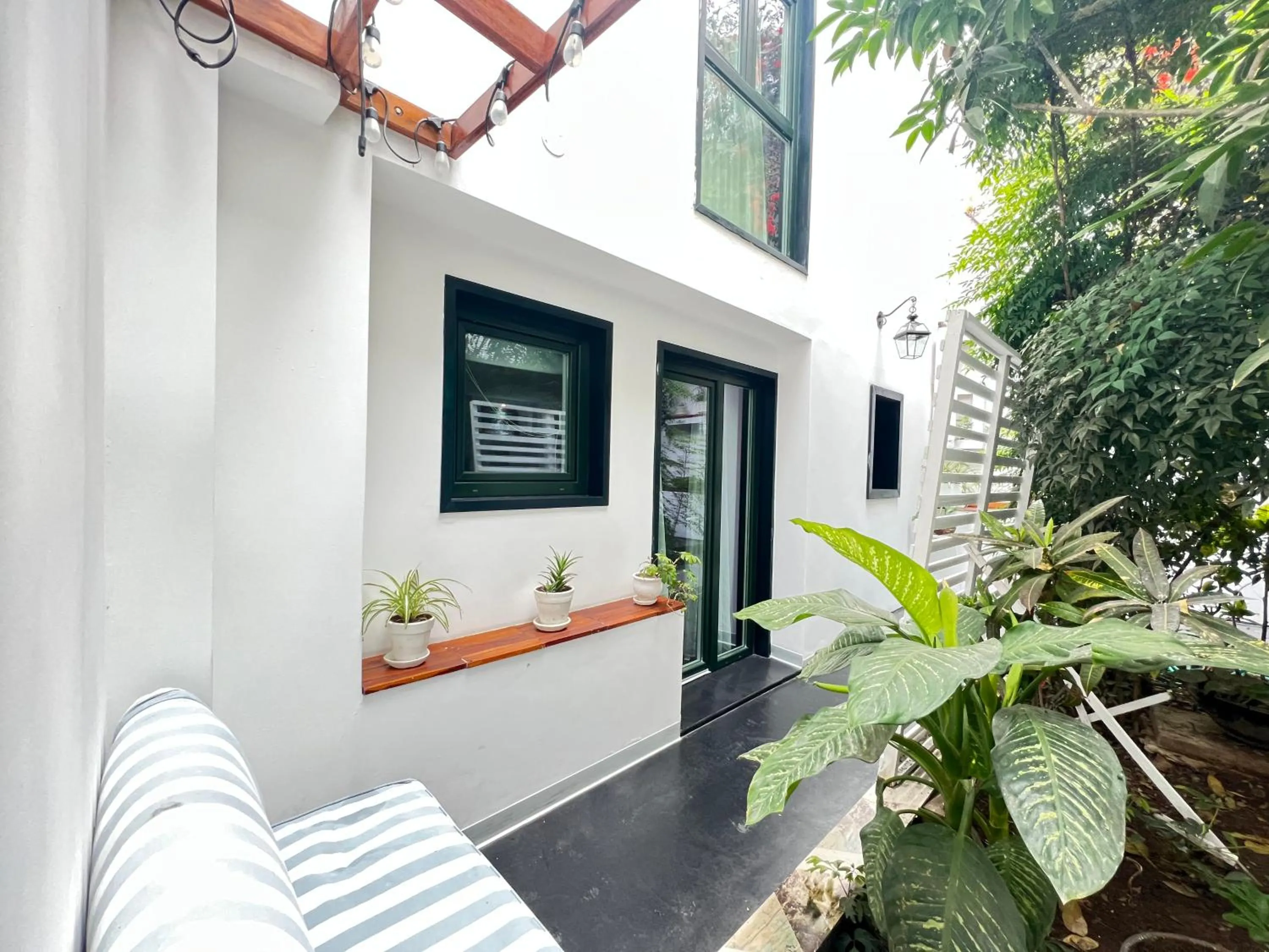 Patio in La Casa del Viajero