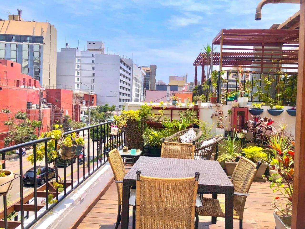 Balcony/Terrace in La Casa del Viajero