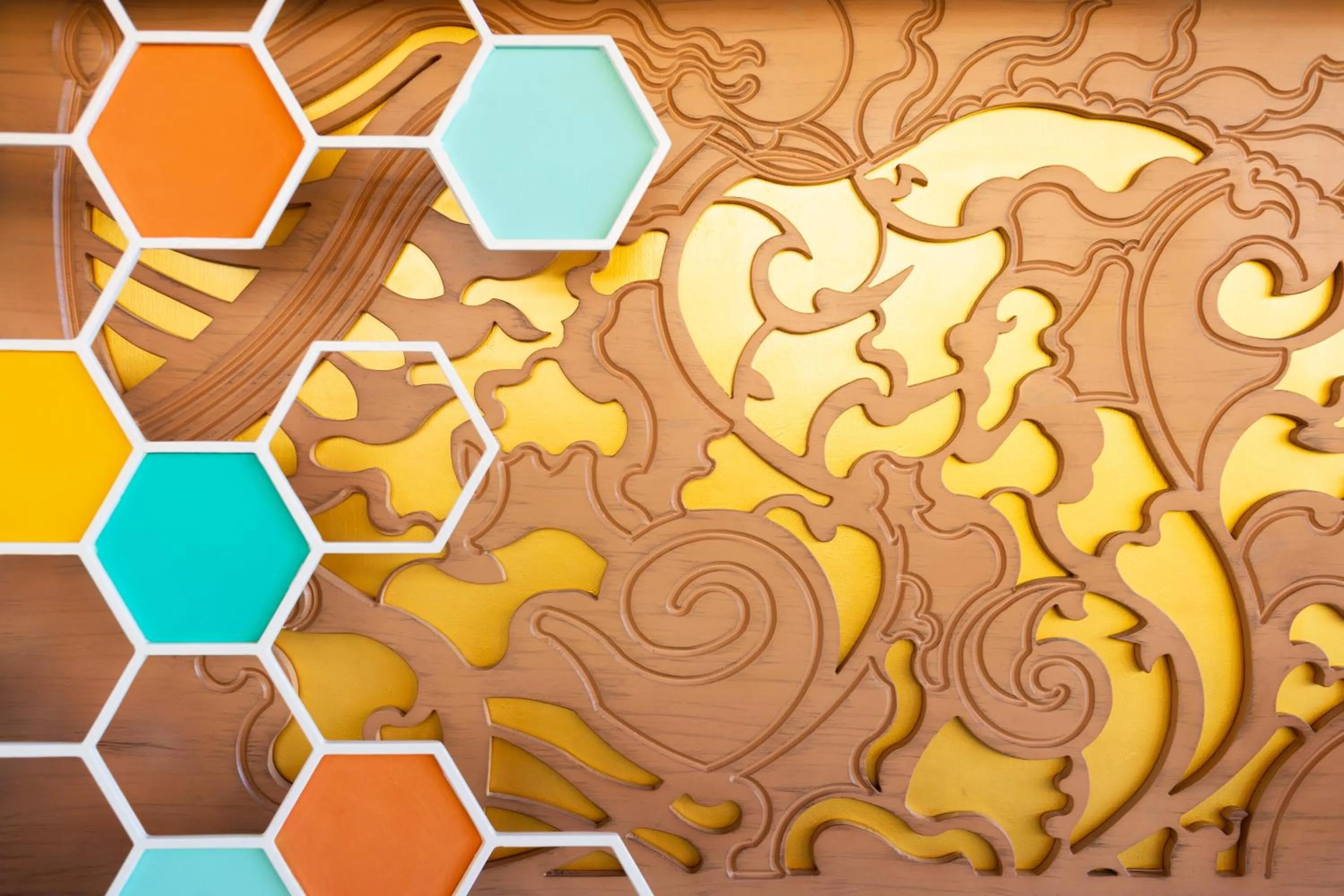 Lobby or reception in The Sea Galleri by Katathani