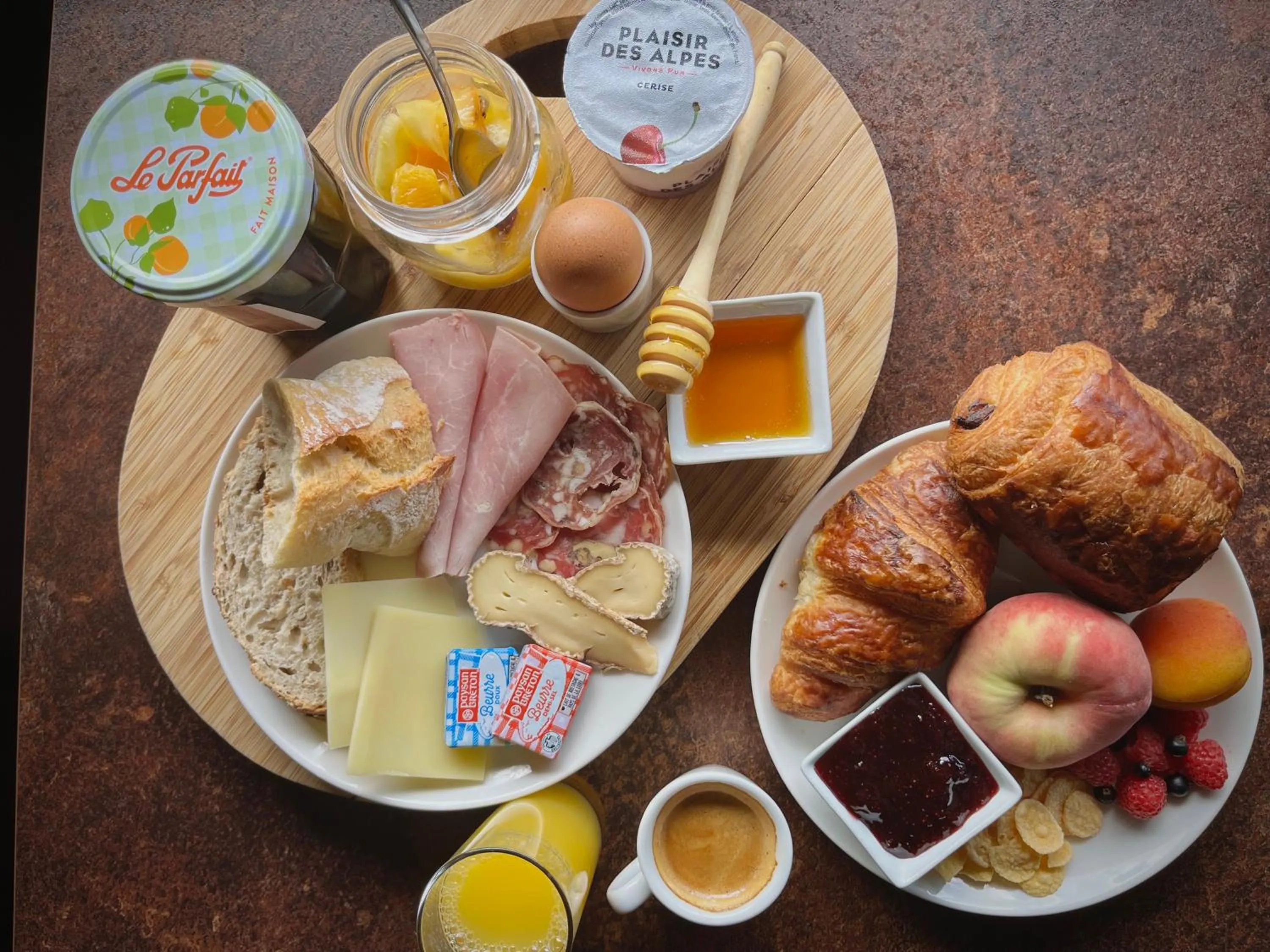 Food and drinks in Hotel La Crémaillère