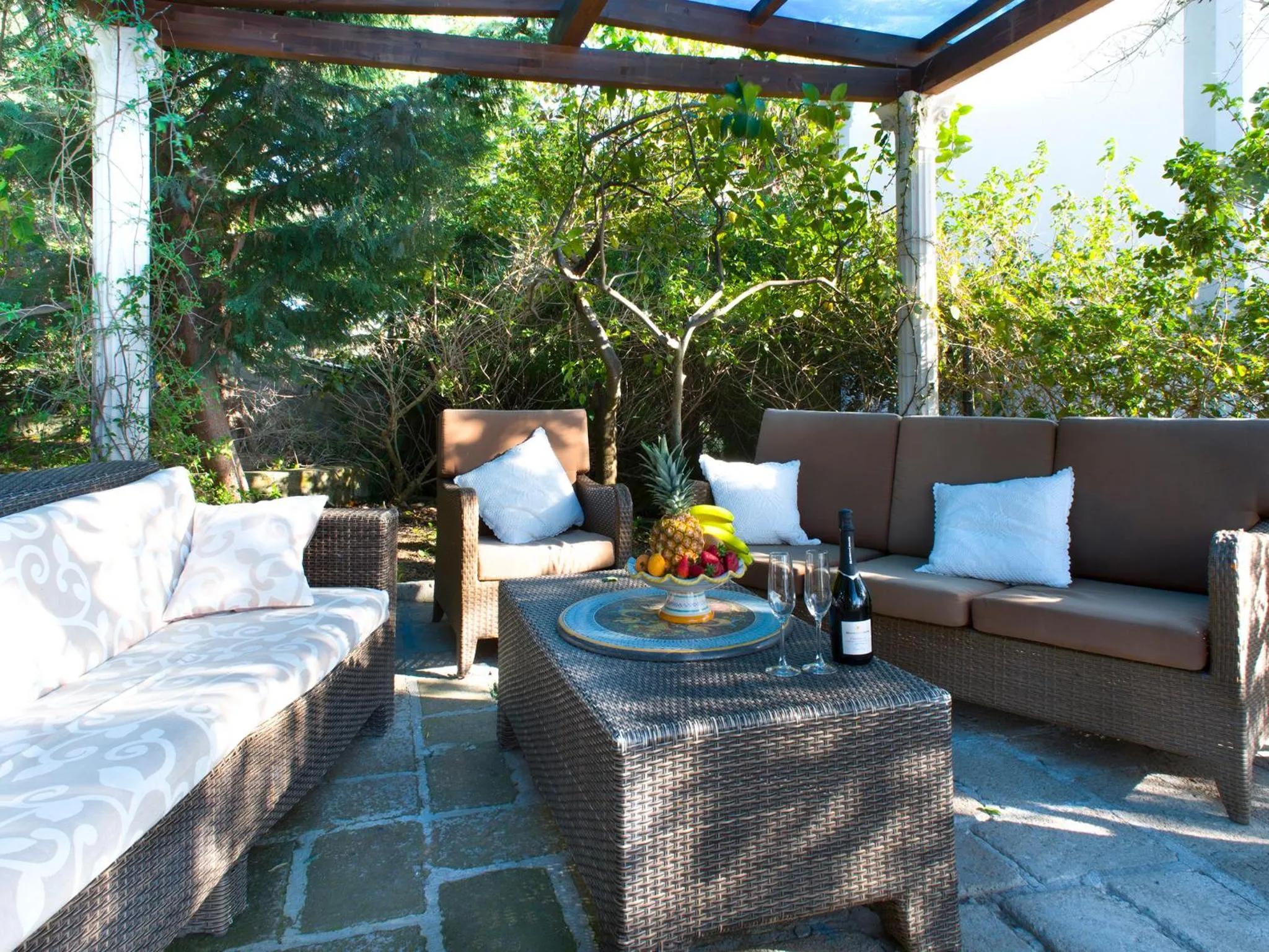 Patio in Villa Giovanna