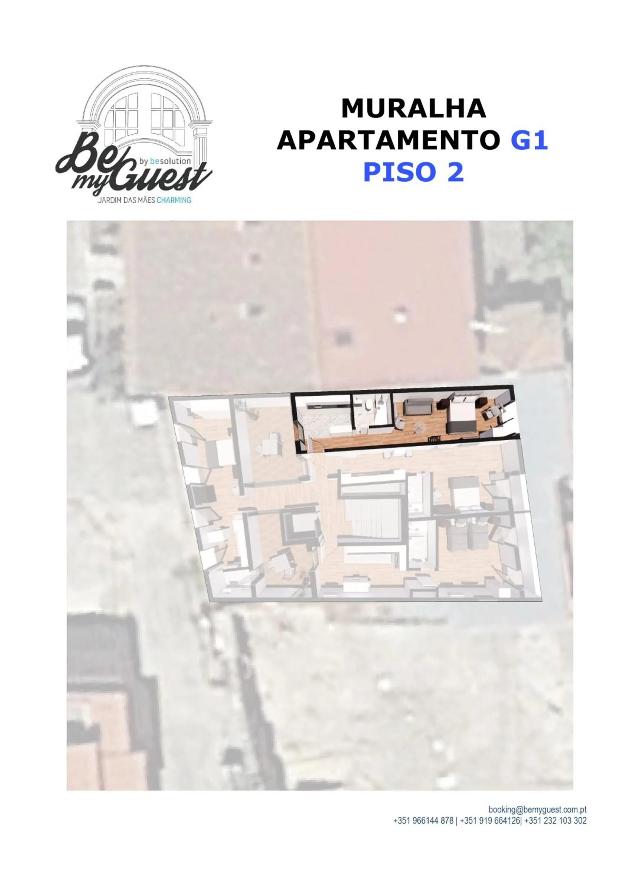 Floor plan in Bemyguest - Loft Guest House Jardim das Mães Charming
