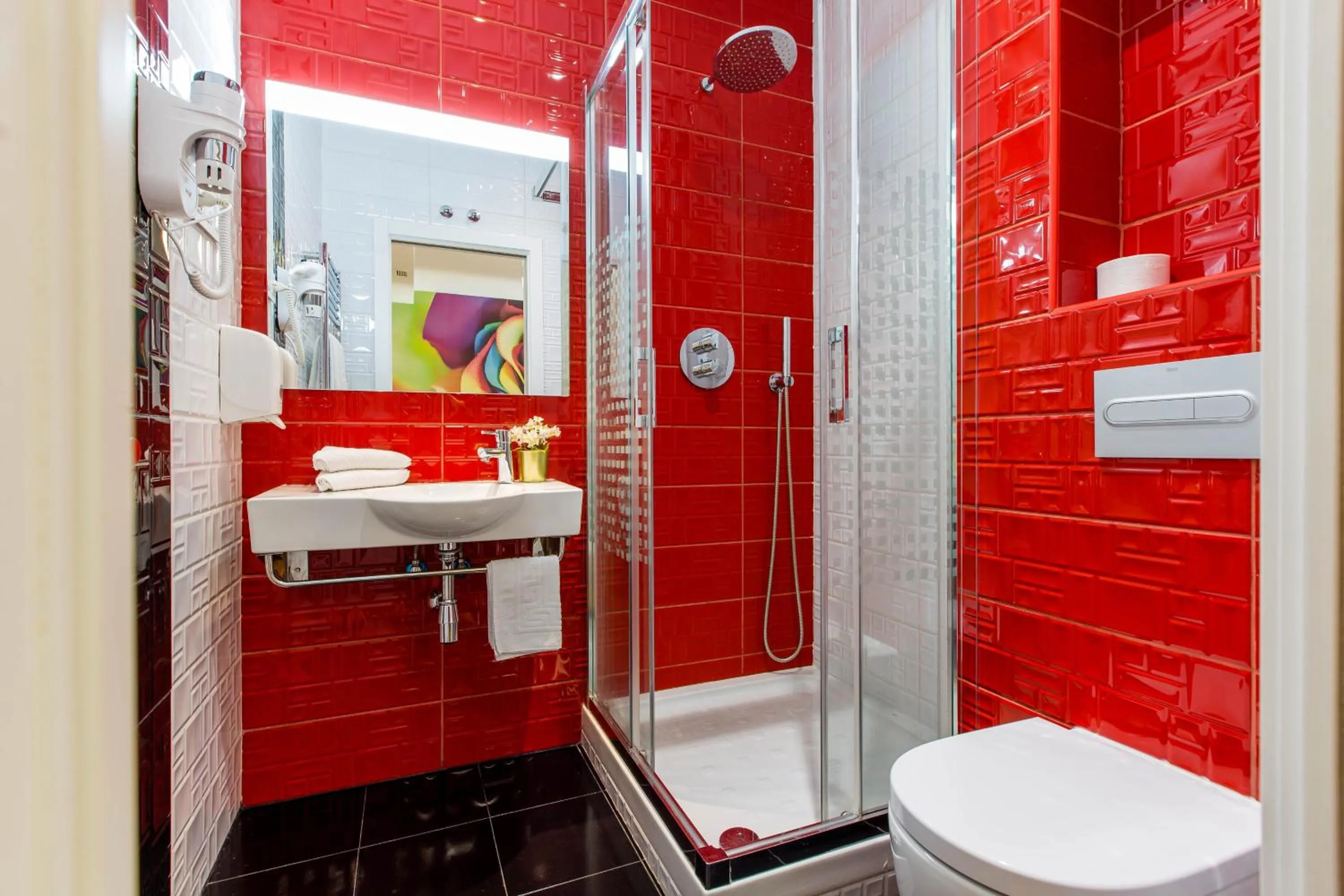 Bathroom in Hostal Sol Square Madrid