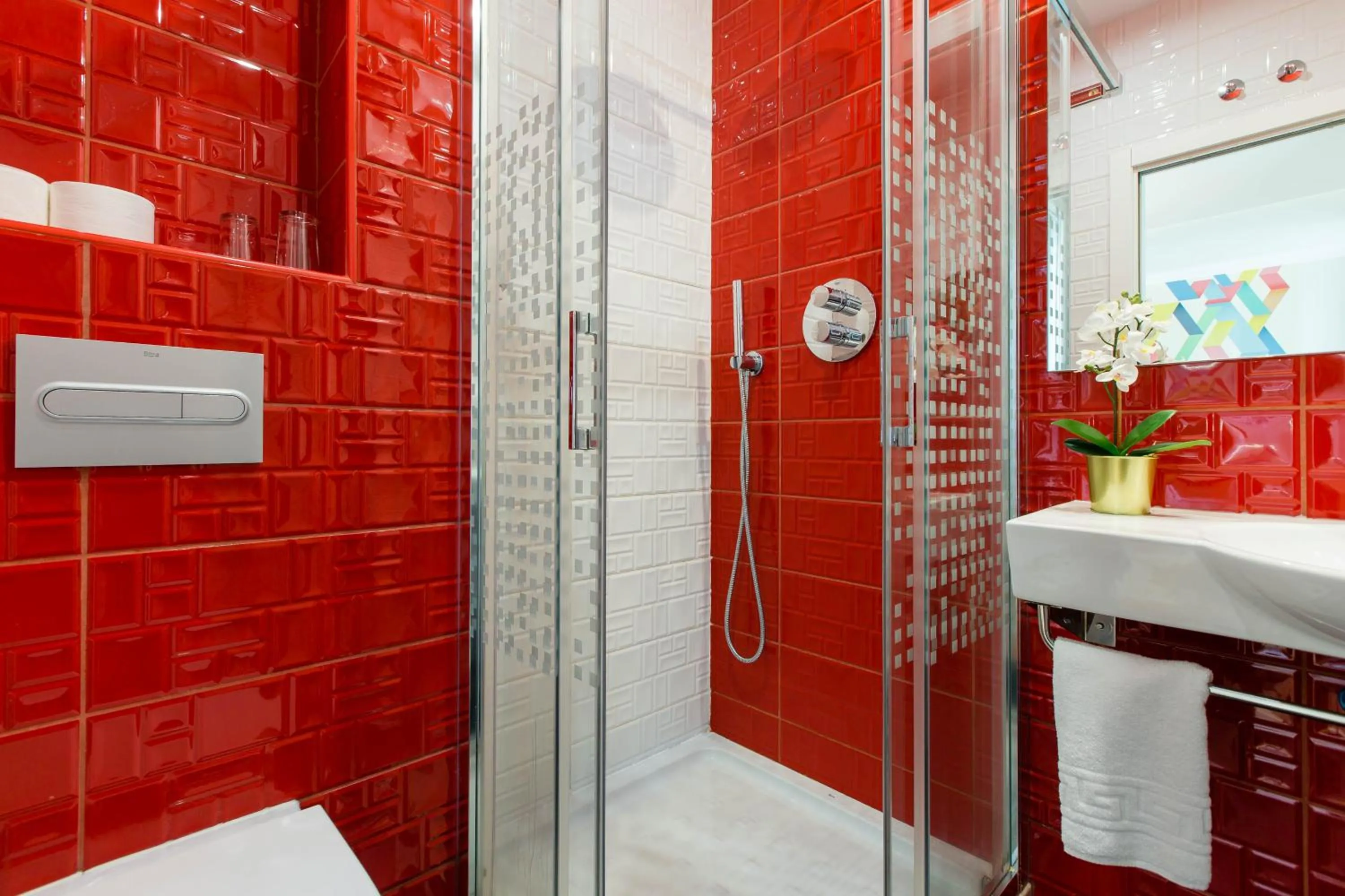 Bathroom in Hostal Sol Square Madrid