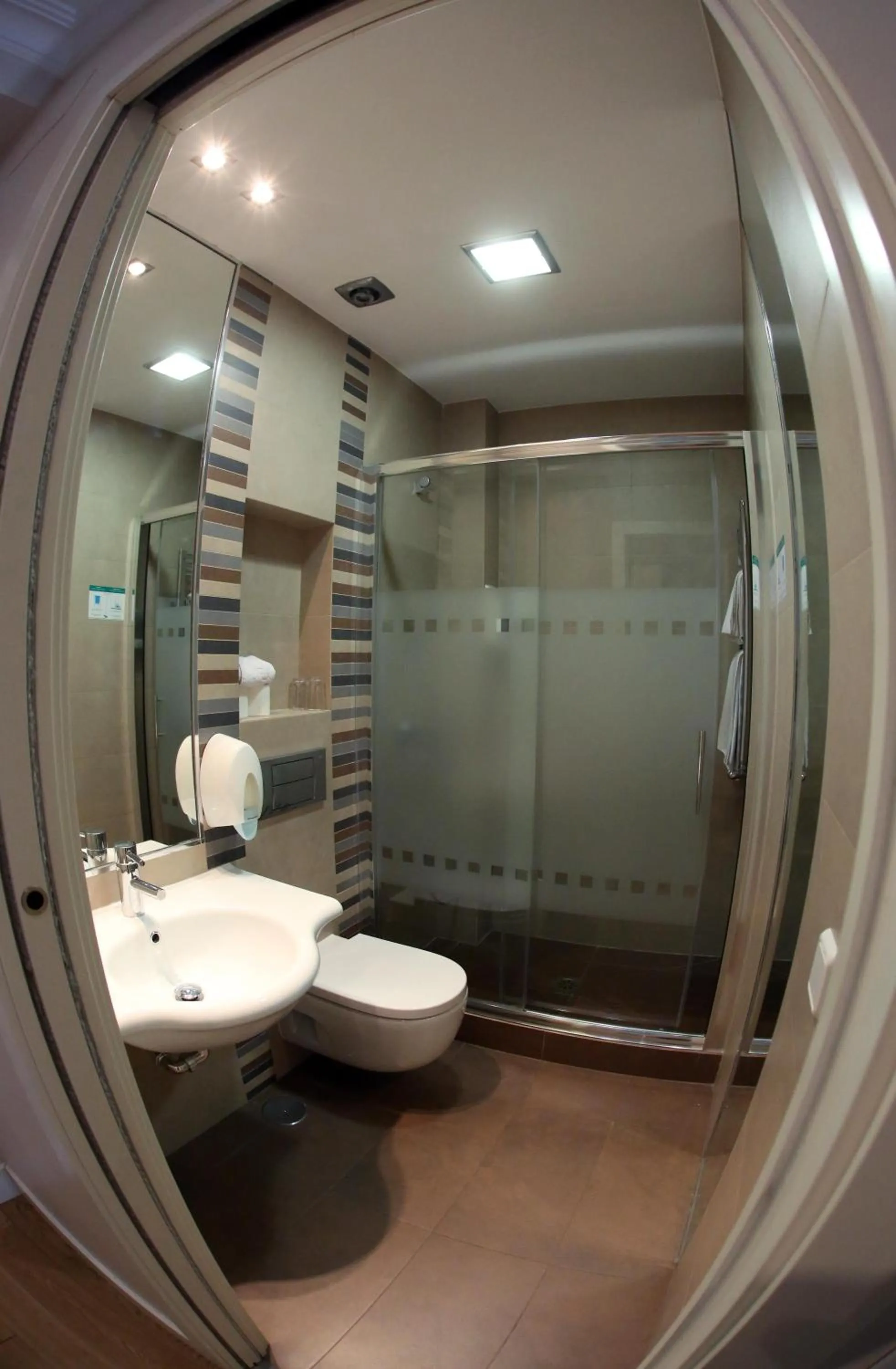 Bathroom in Hostal Sol Square Madrid