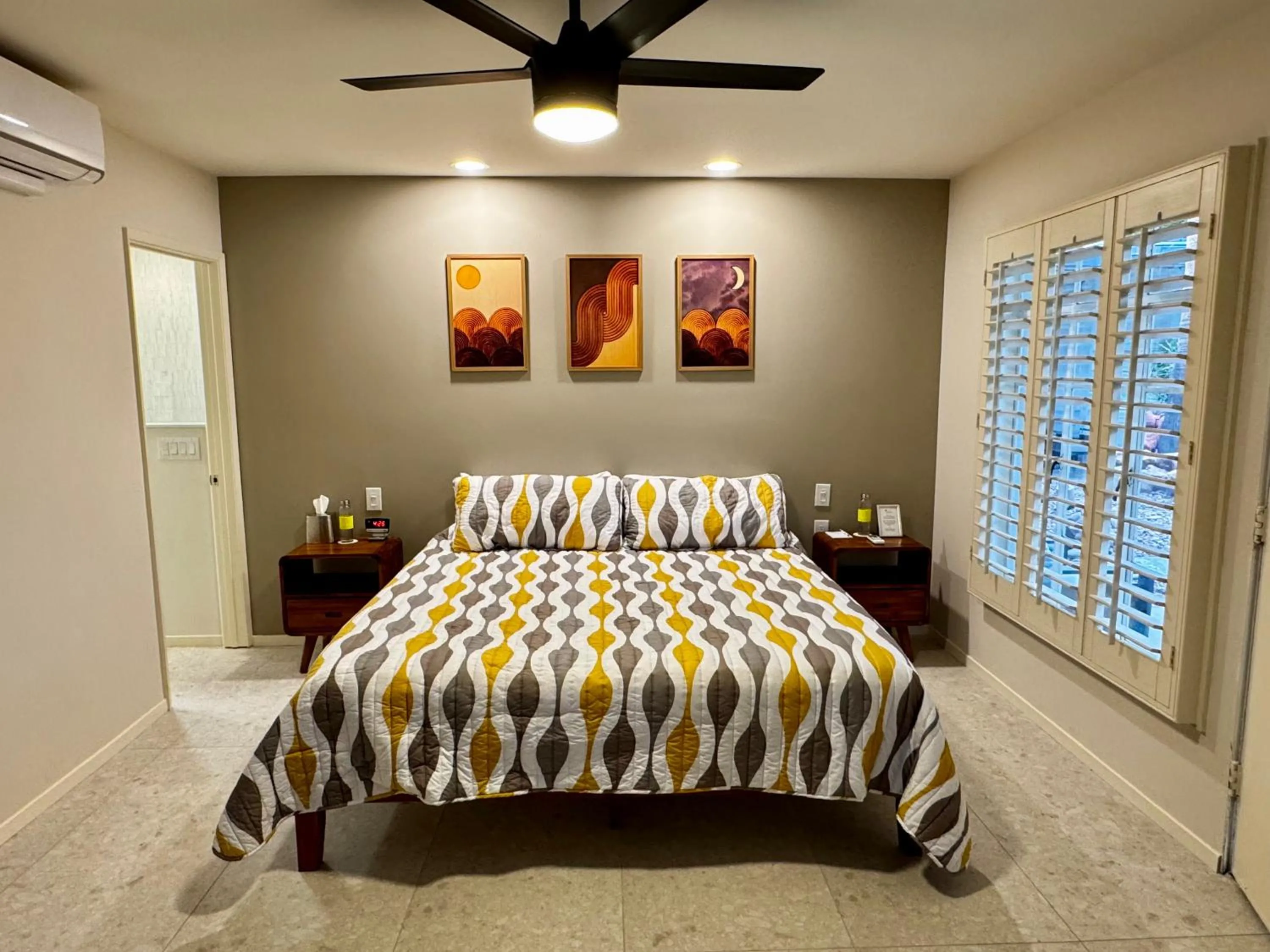 Bed in Desert Paradise - A Men's Clothing Optional Resort