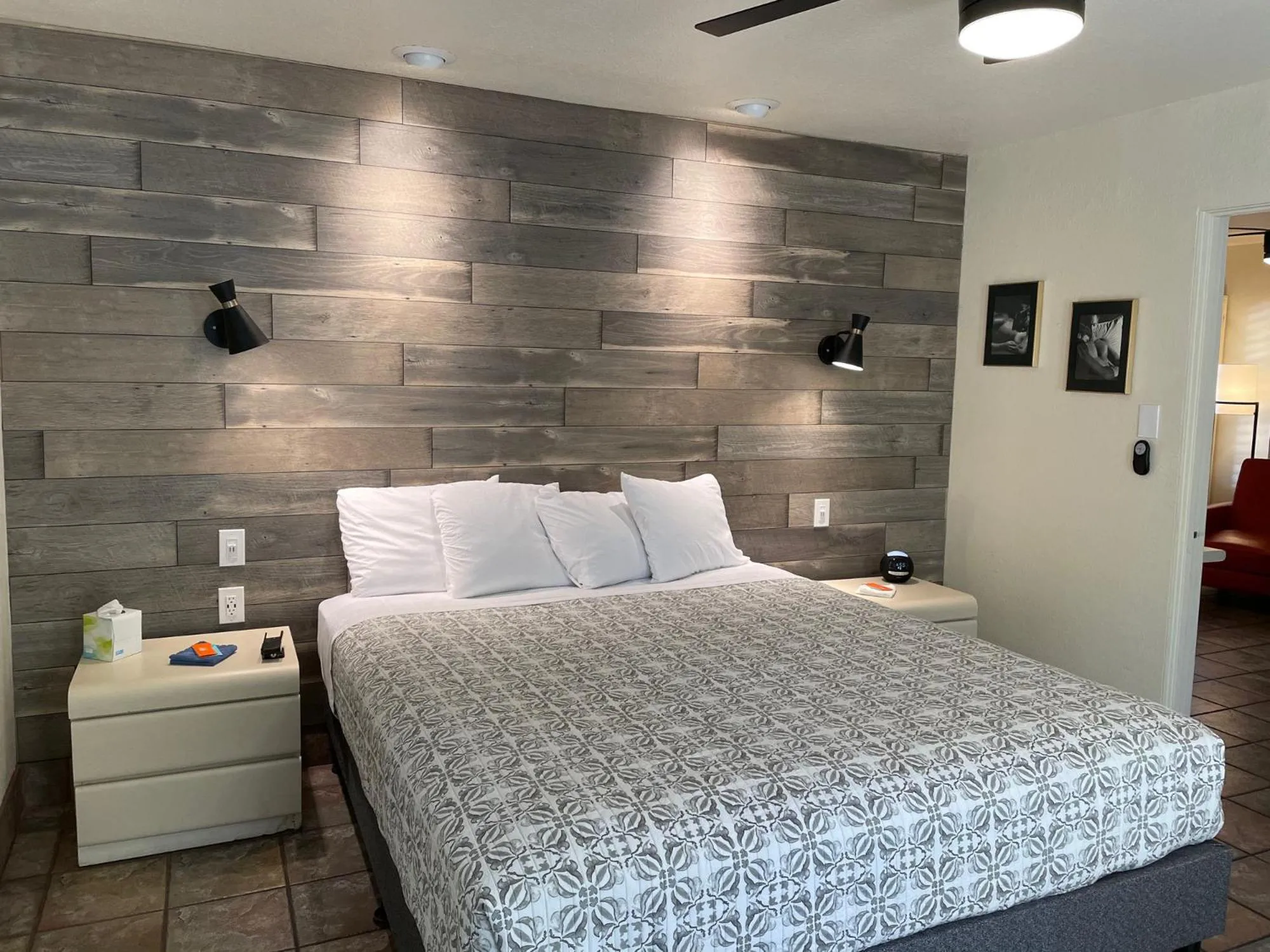 Bed in Desert Paradise - A Men's Clothing Optional Resort