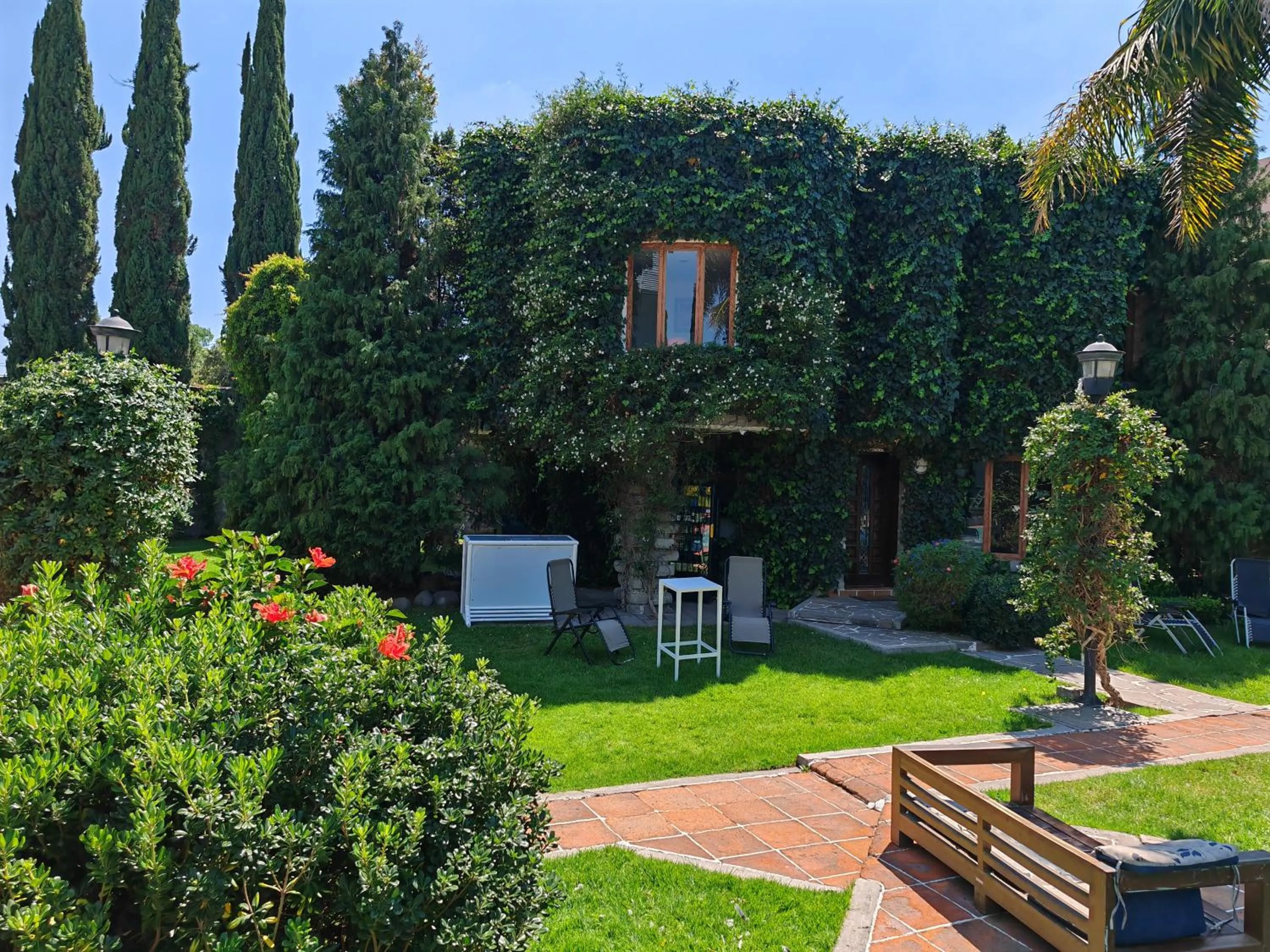 Garden view in Mansion Tepotzotlan
