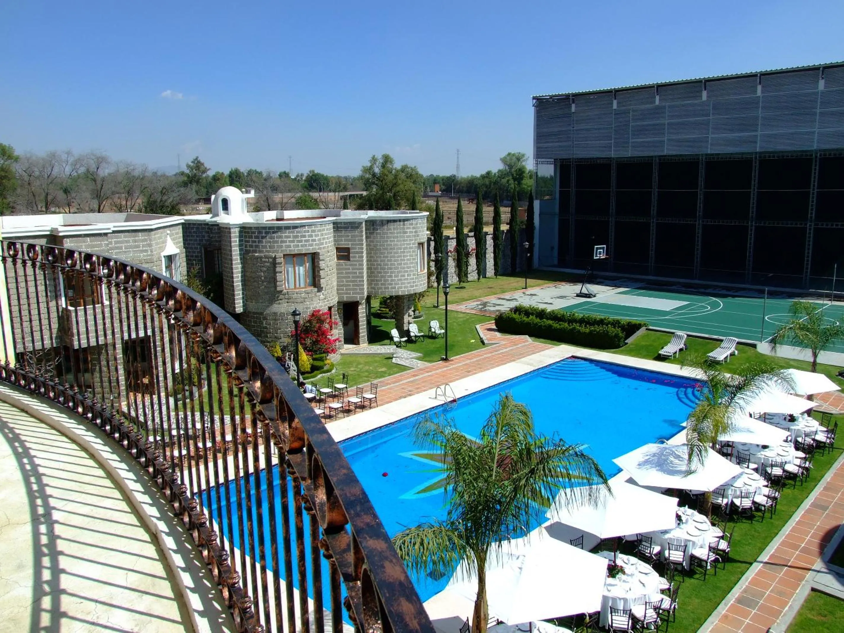 Garden view in Mansion Tepotzotlan