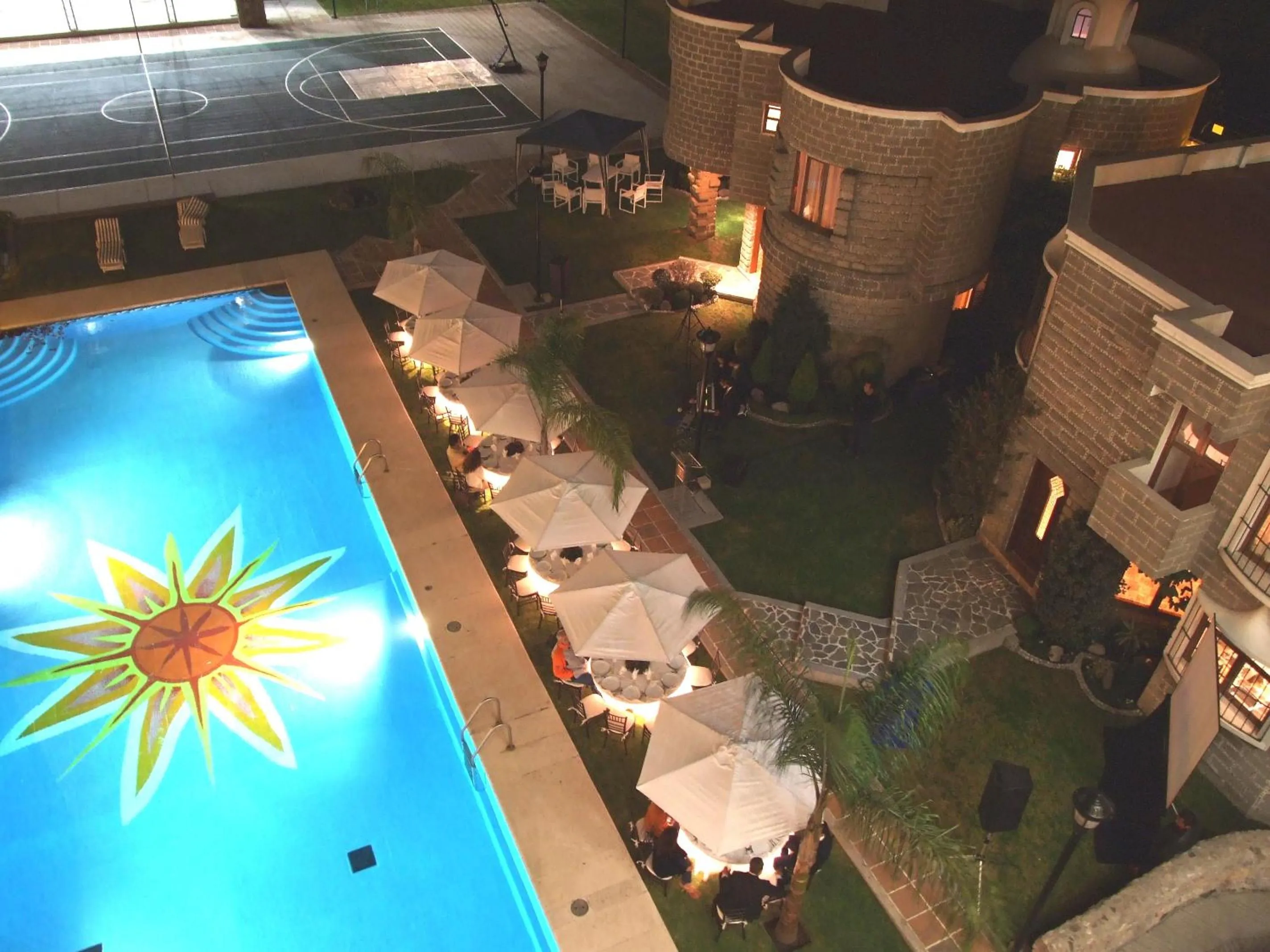 Bird's eye view in Mansion Tepotzotlan