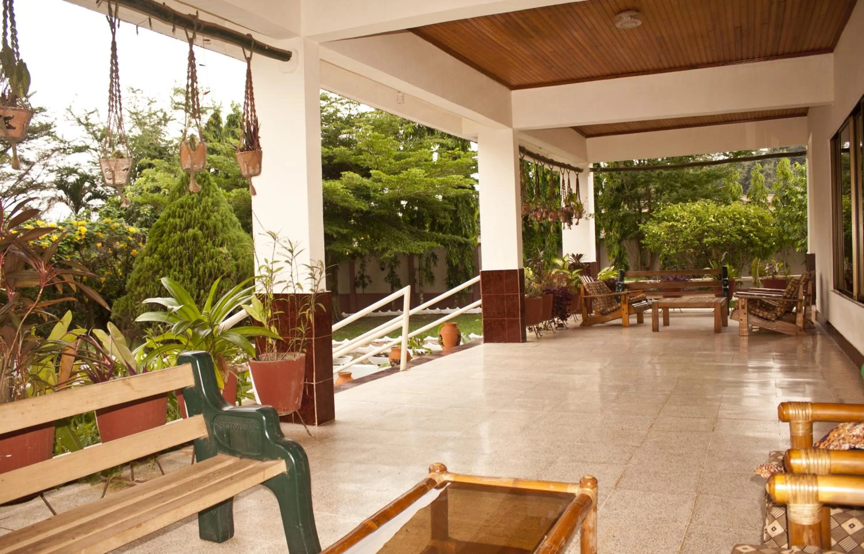 Patio in Four Villages Inn