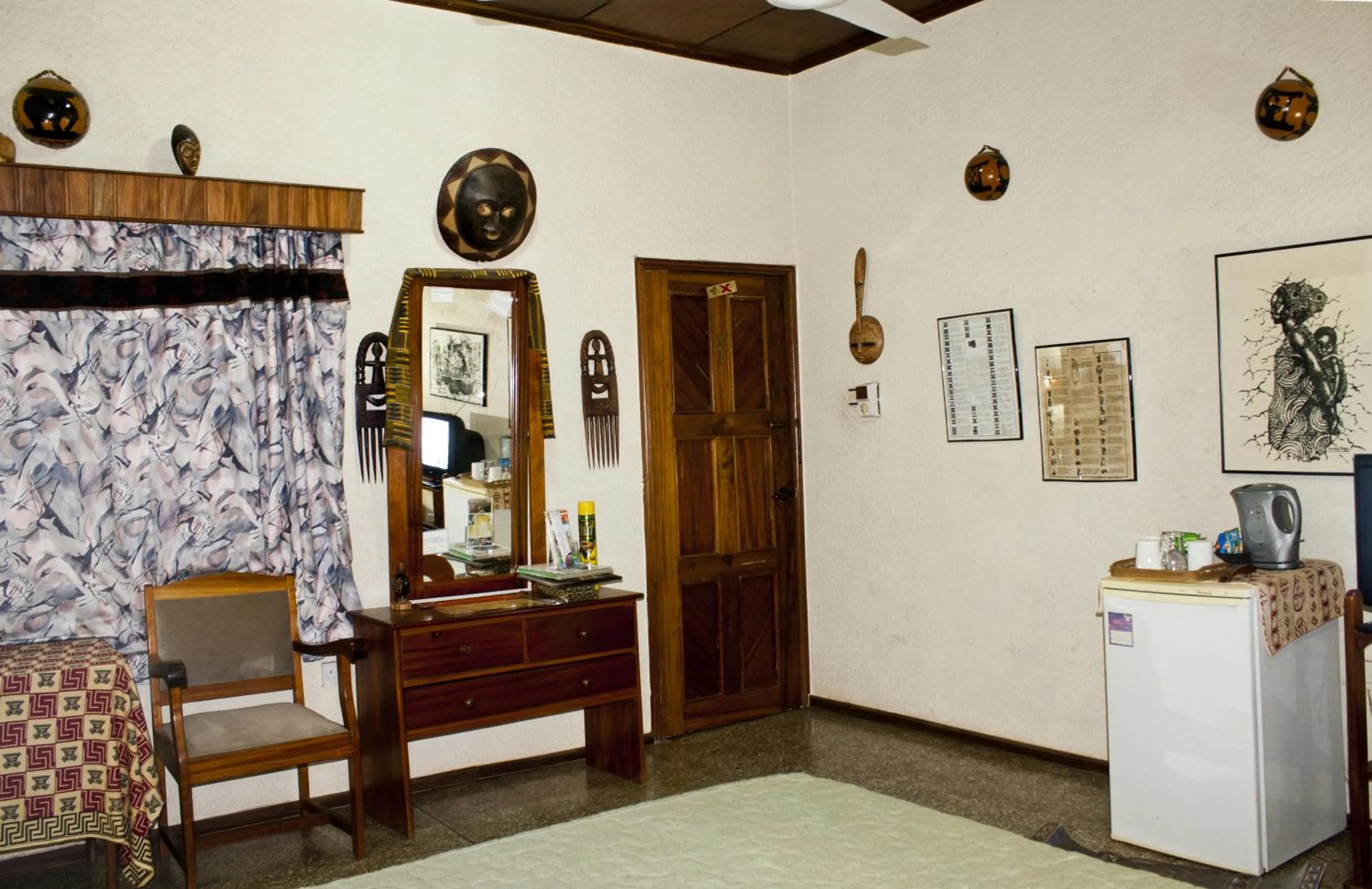 Decorative detail in Four Villages Inn