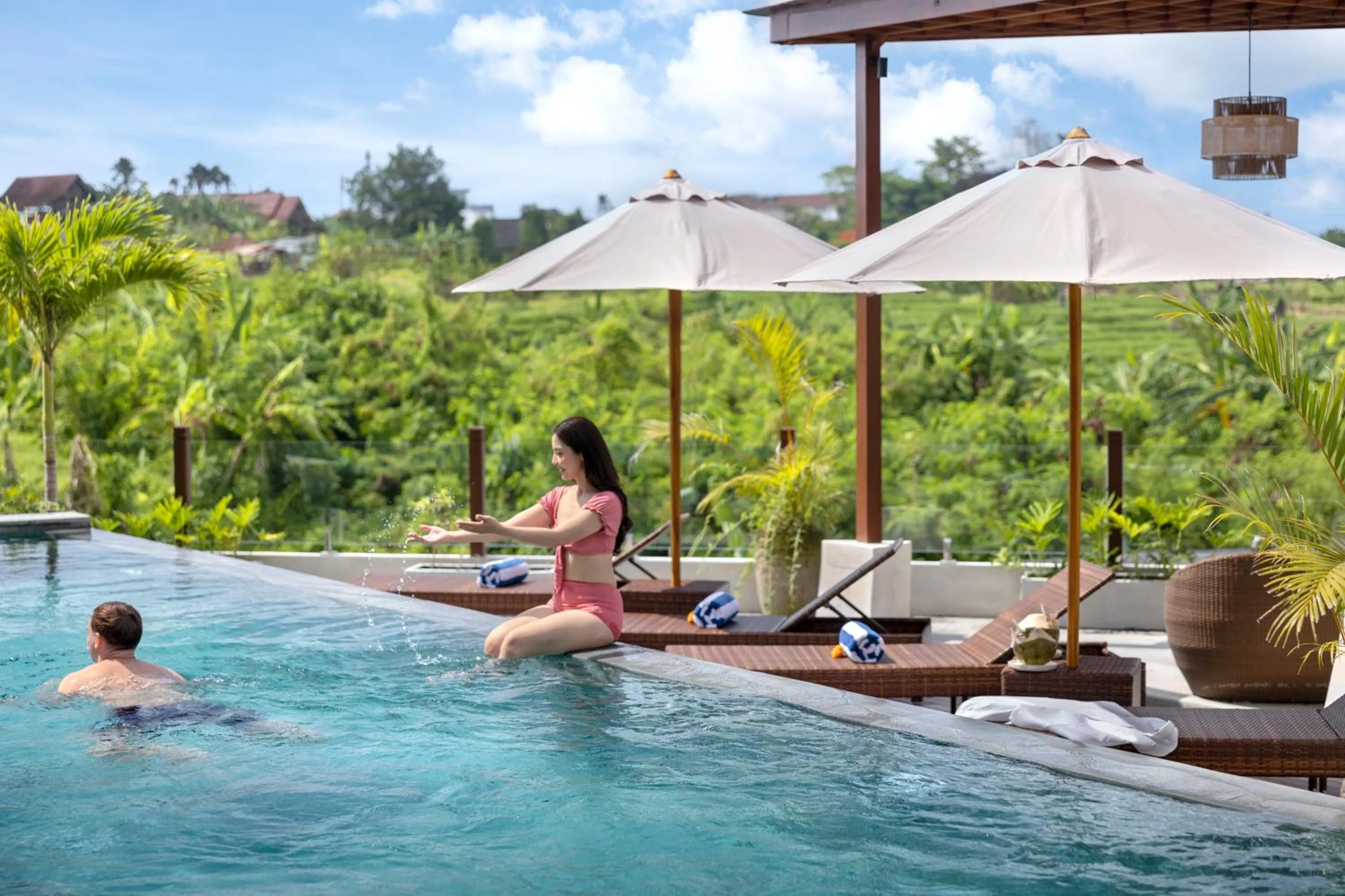 Swimming pool in La Tropica Canggu Bali By Kanaya Hospitality