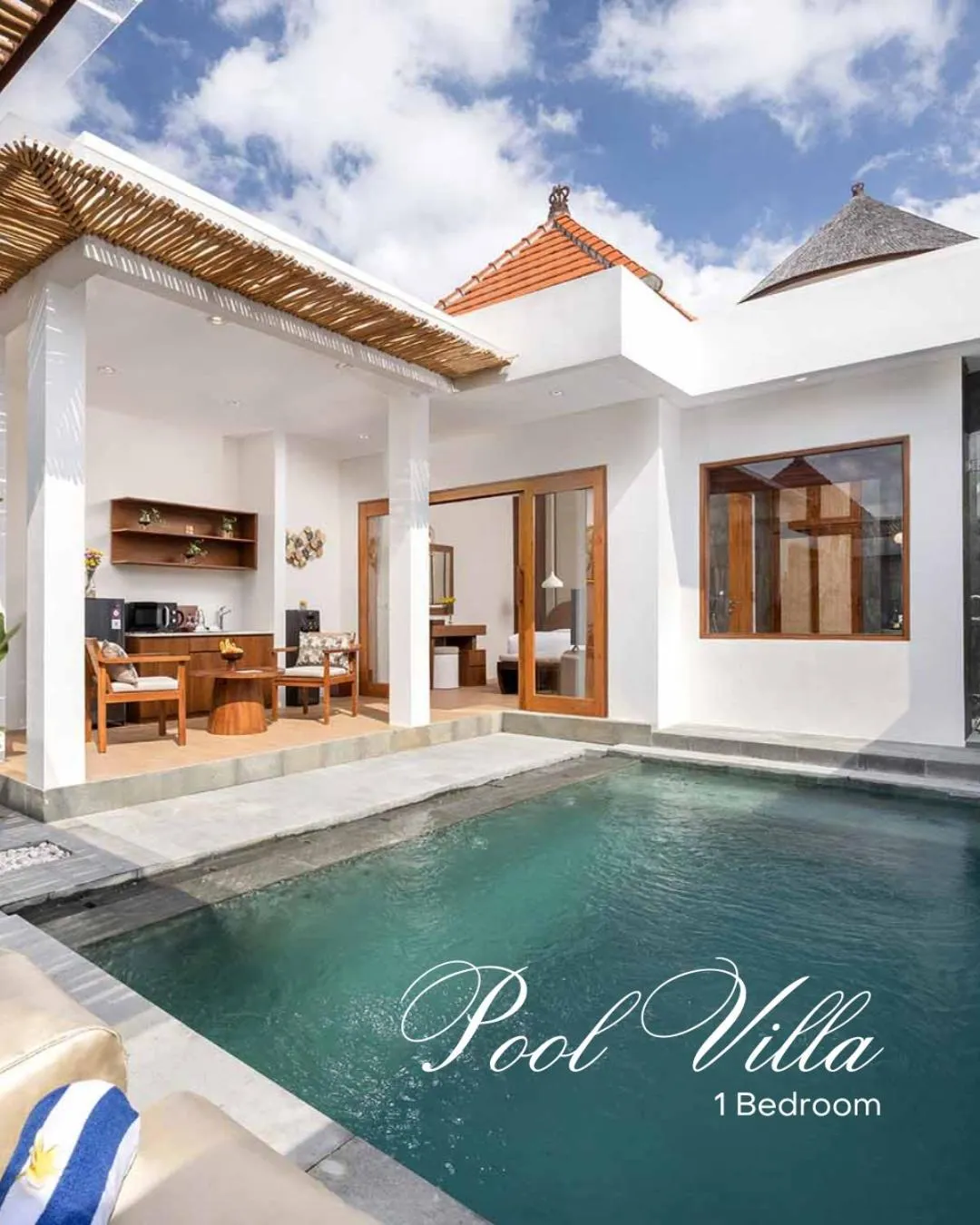 Pool view in La Tropica Canggu Bali By Kanaya Hospitality