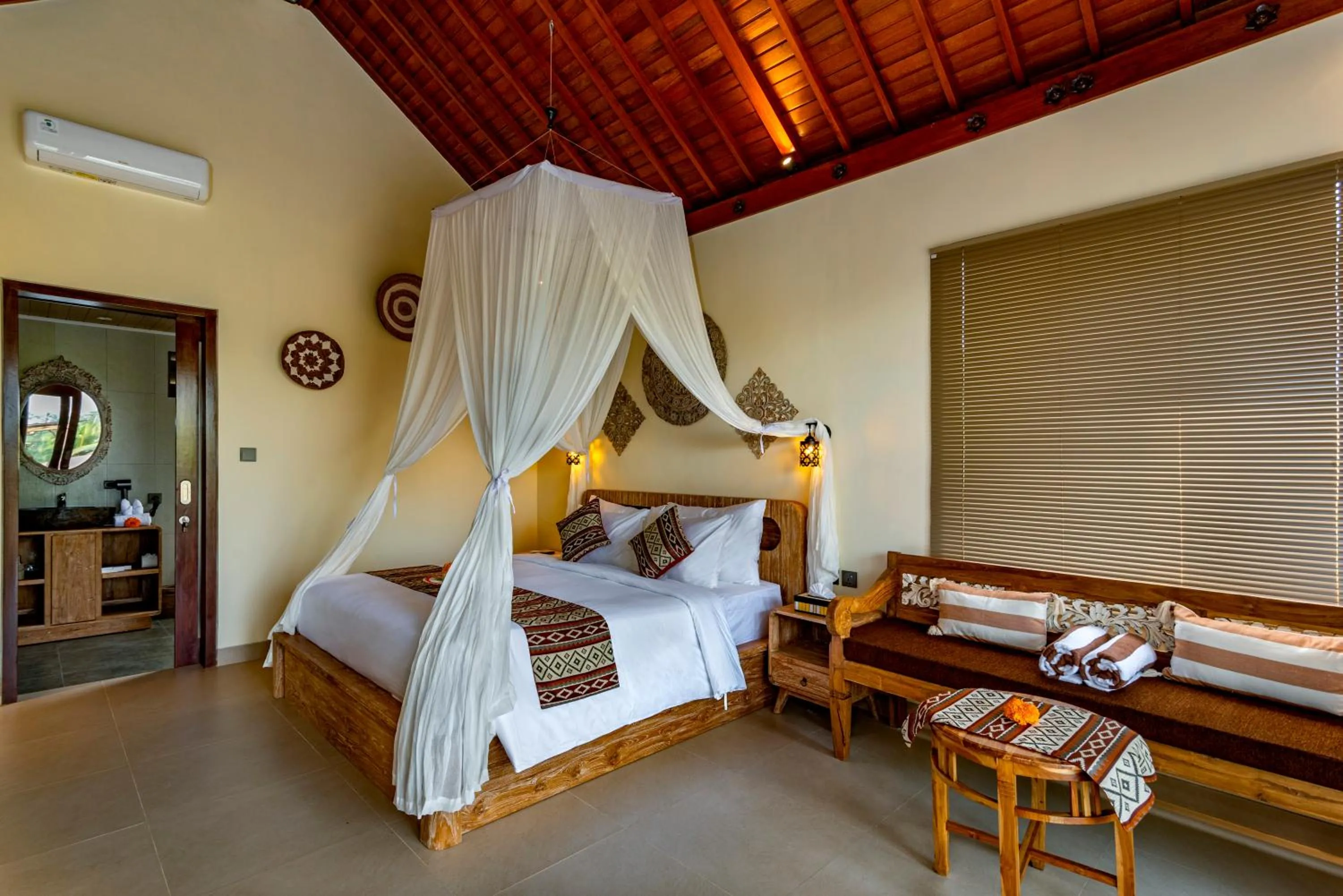 Bedroom, Bed in Shankara Villa Ubud by Dhananjaya Hospitality