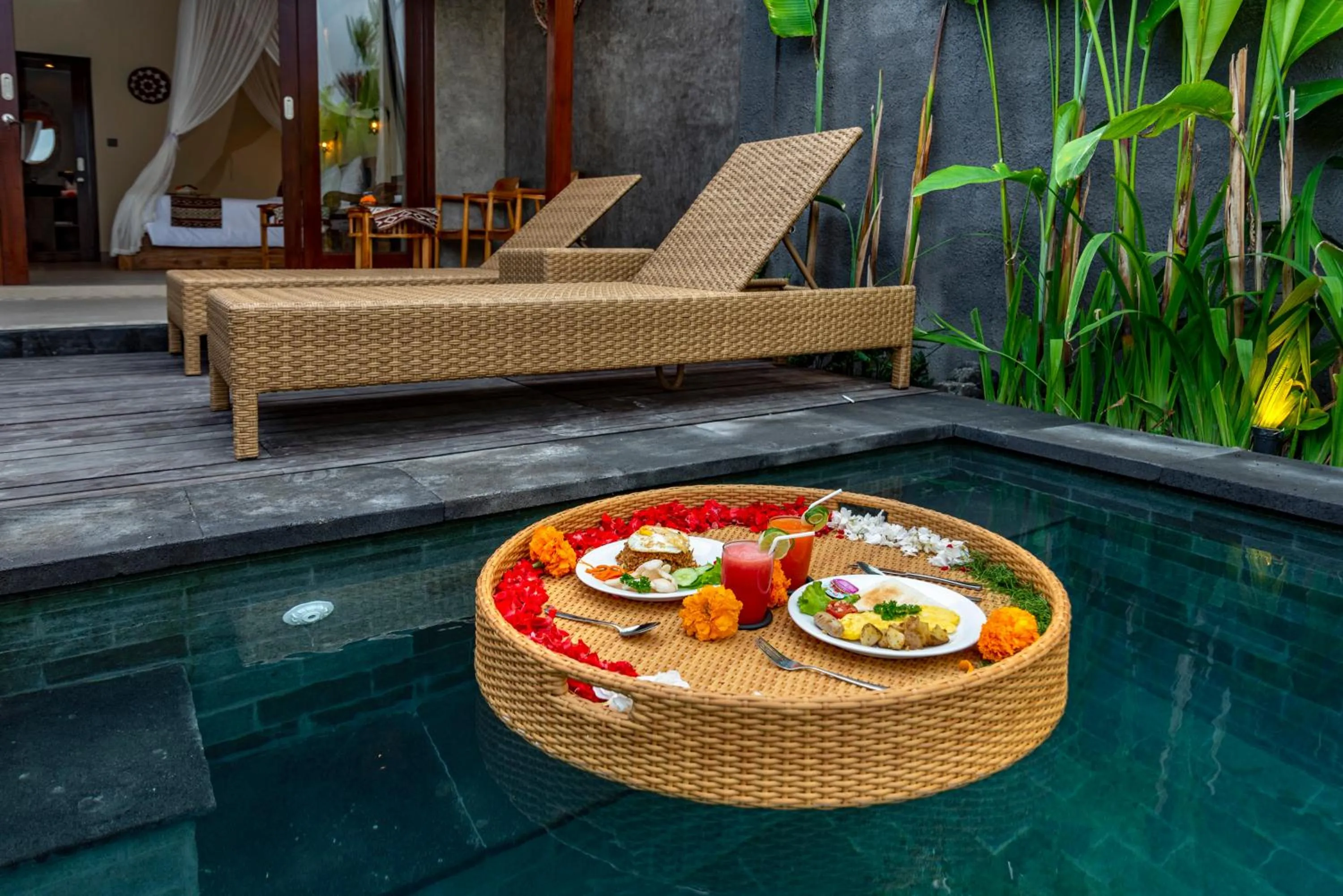 Breakfast in Shankara Villa Ubud by Dhananjaya Hospitality