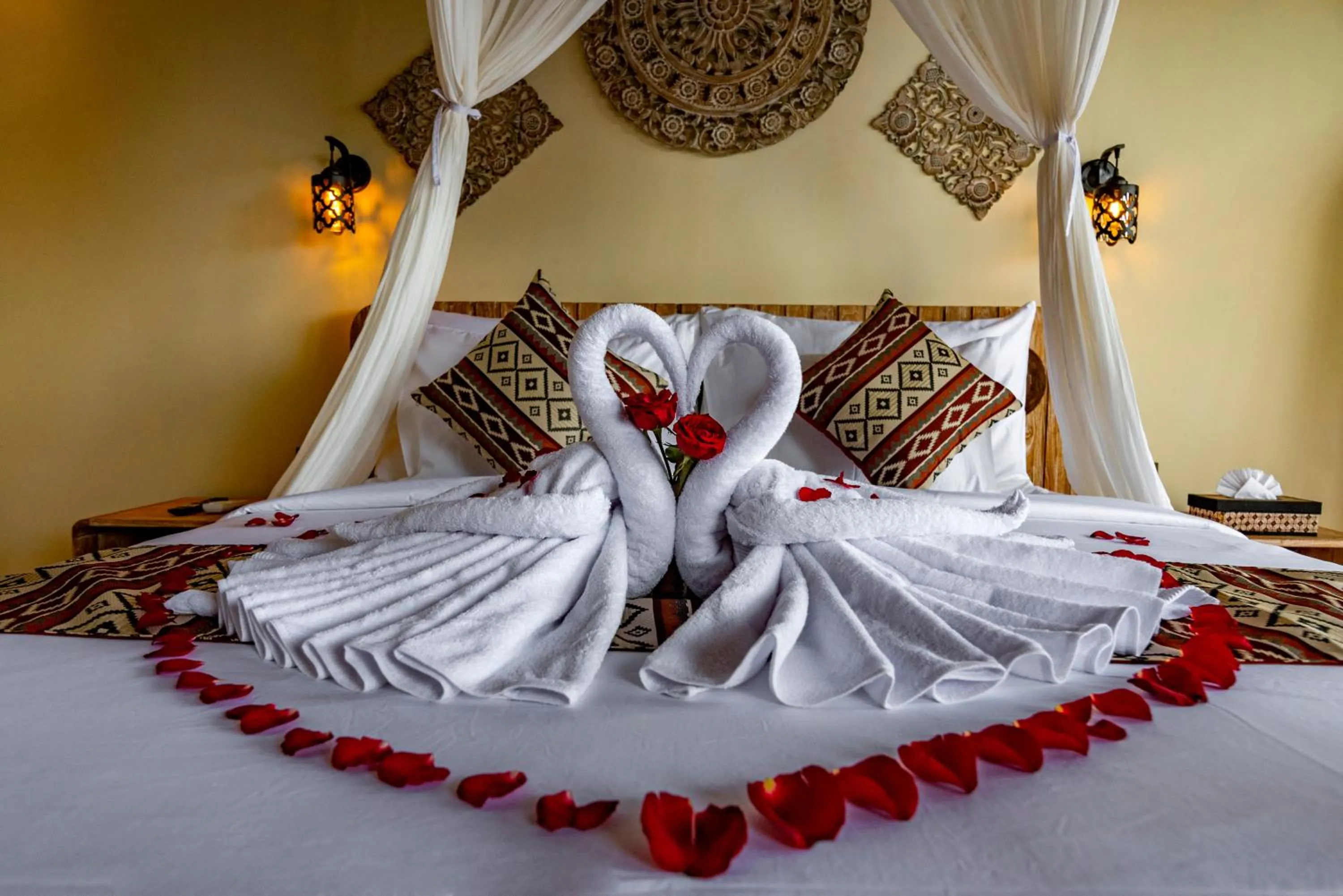 Bed in Shankara Villa Ubud by Dhananjaya Hospitality