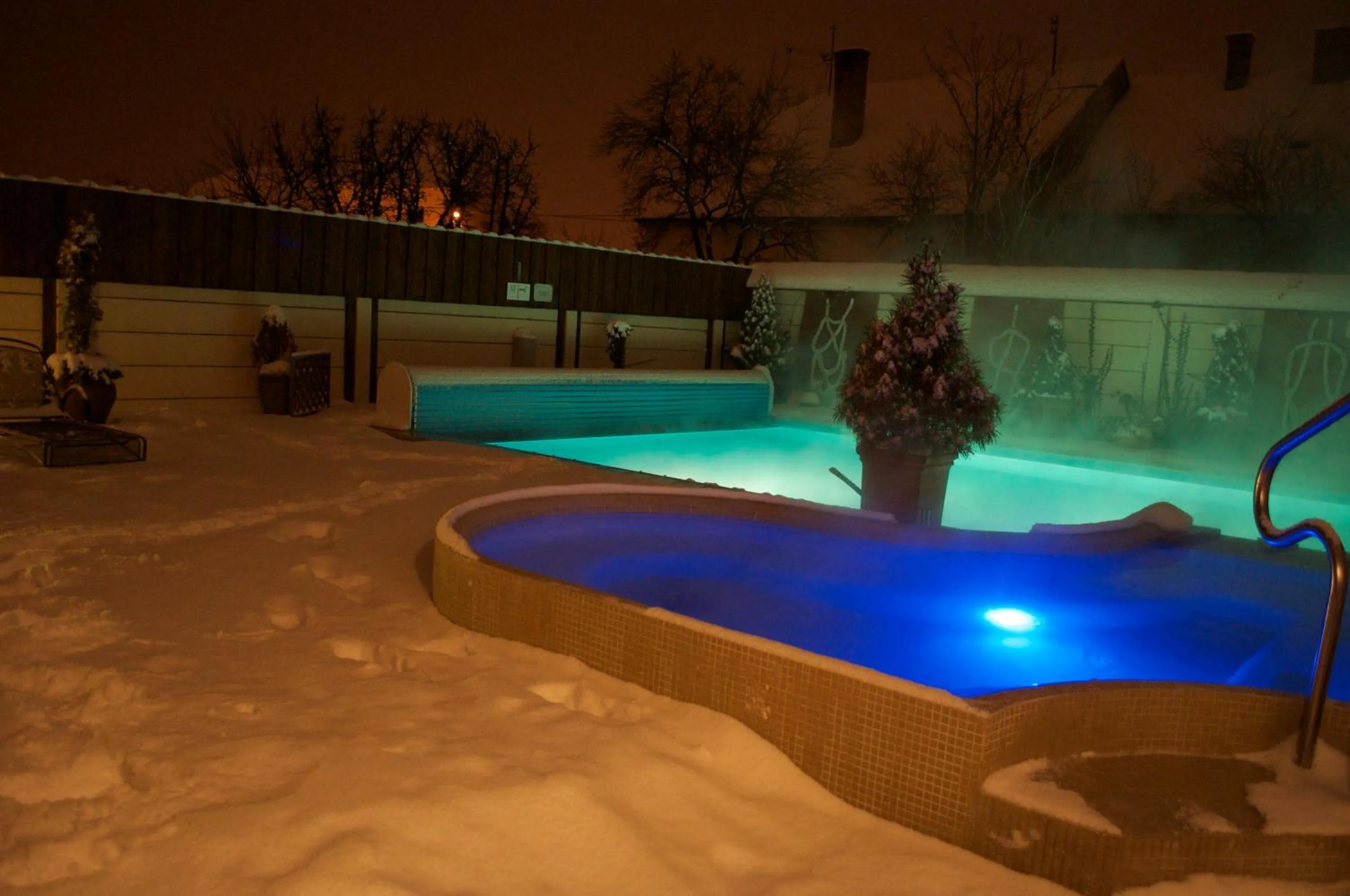 Swimming pool in Penzion Diana