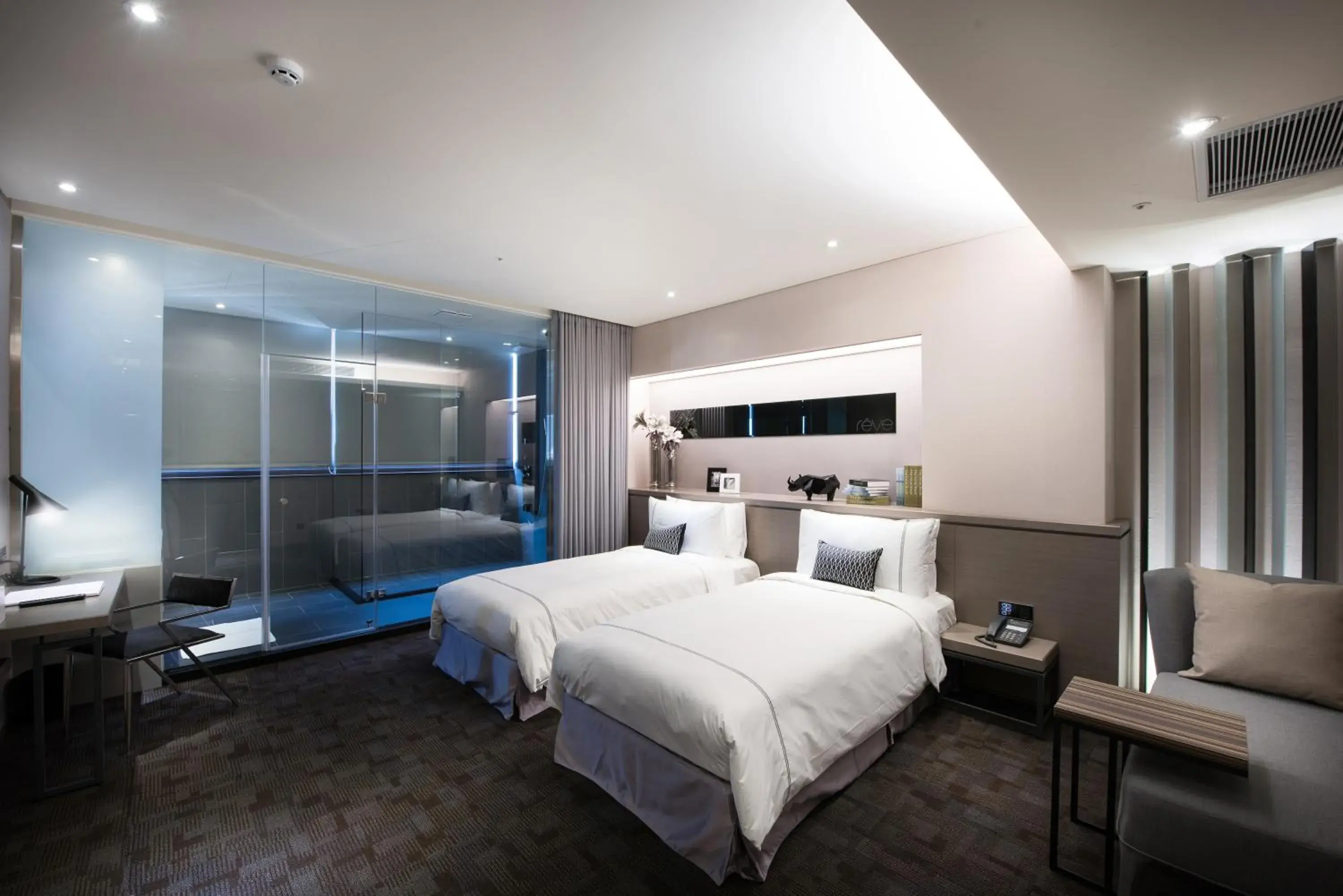 Standard Twin Room in Hotel Reve Taichung Standard Twin Room in Hotel Reve Taichung