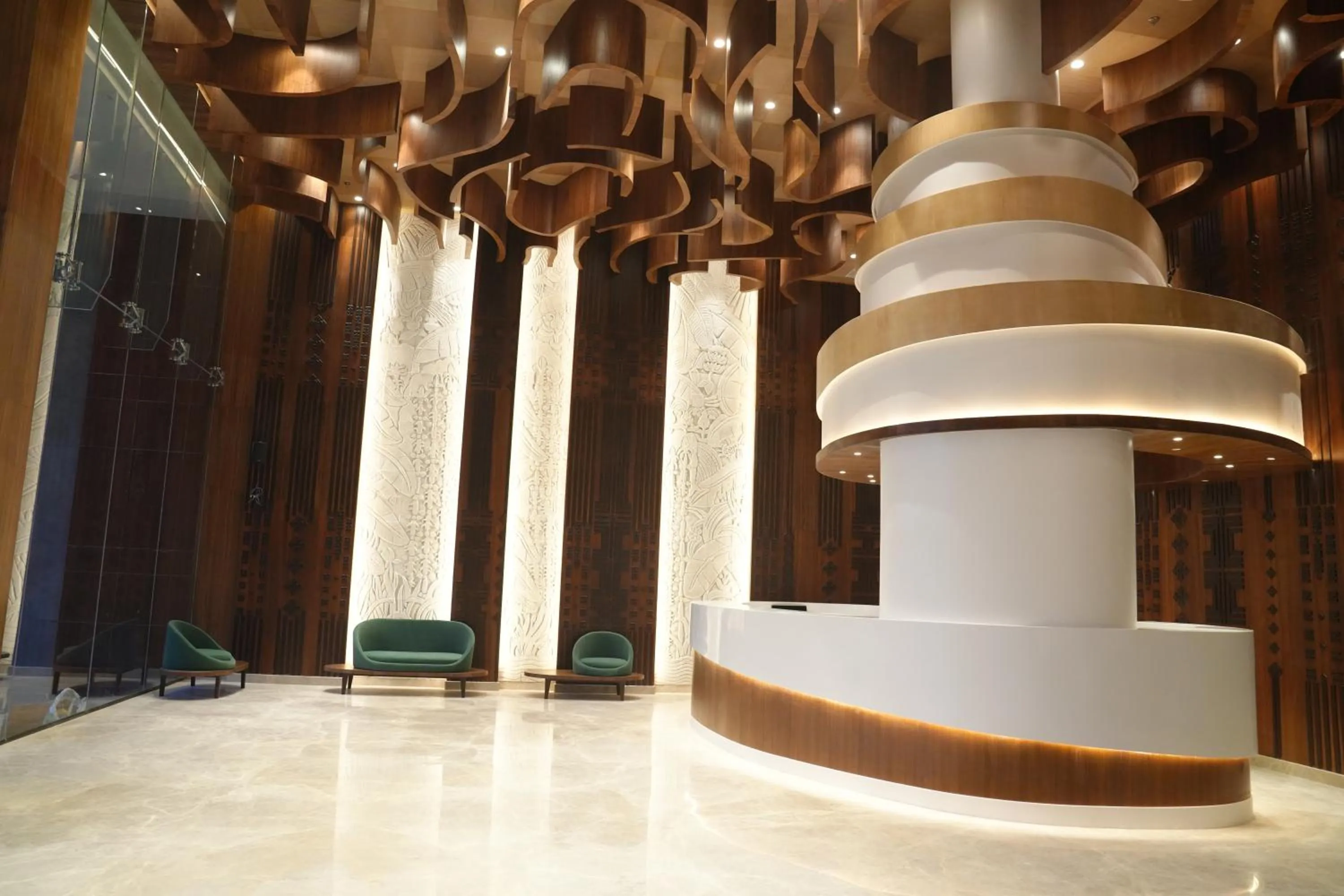 Lobby or reception in Royal Bishnu