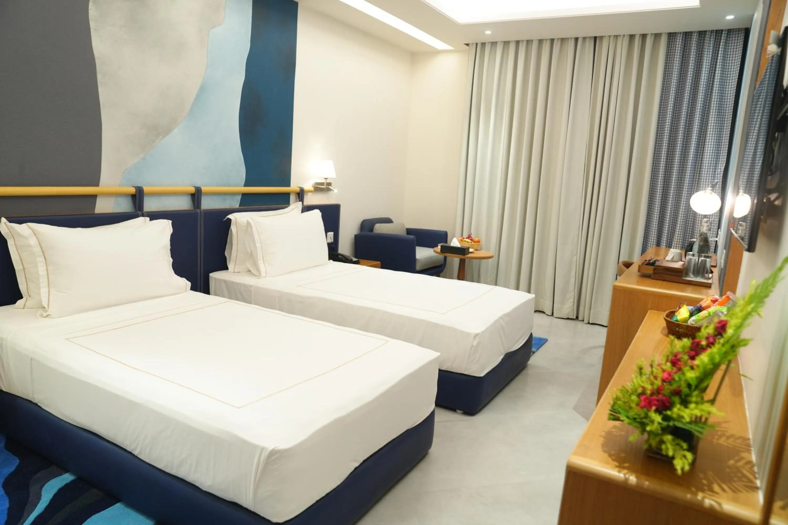 Bedroom, Bed in Royal Bishnu