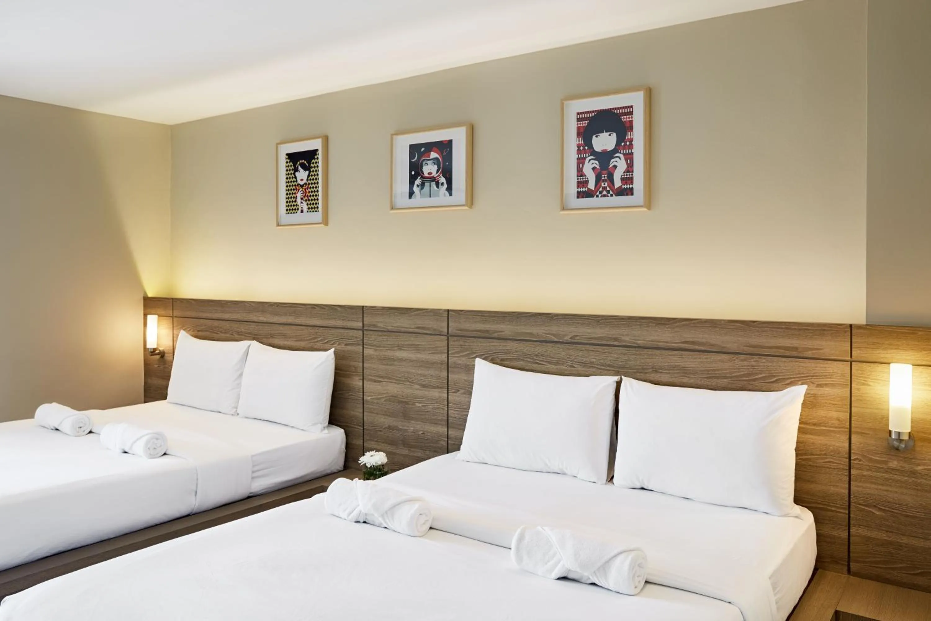 Photo of the whole room, Bed in Diamond Residence Ratchada