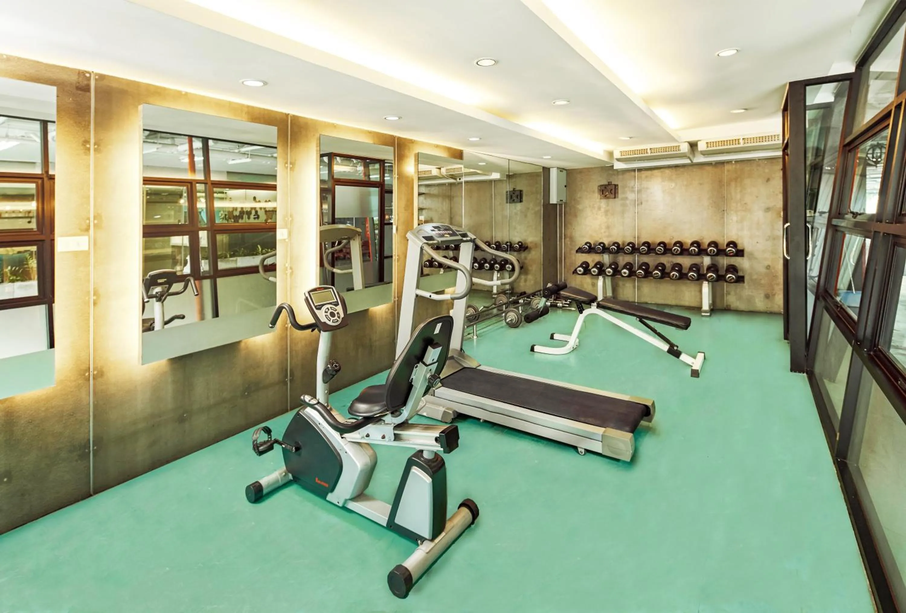 Fitness centre/facilities in Diamond Residence Ratchada