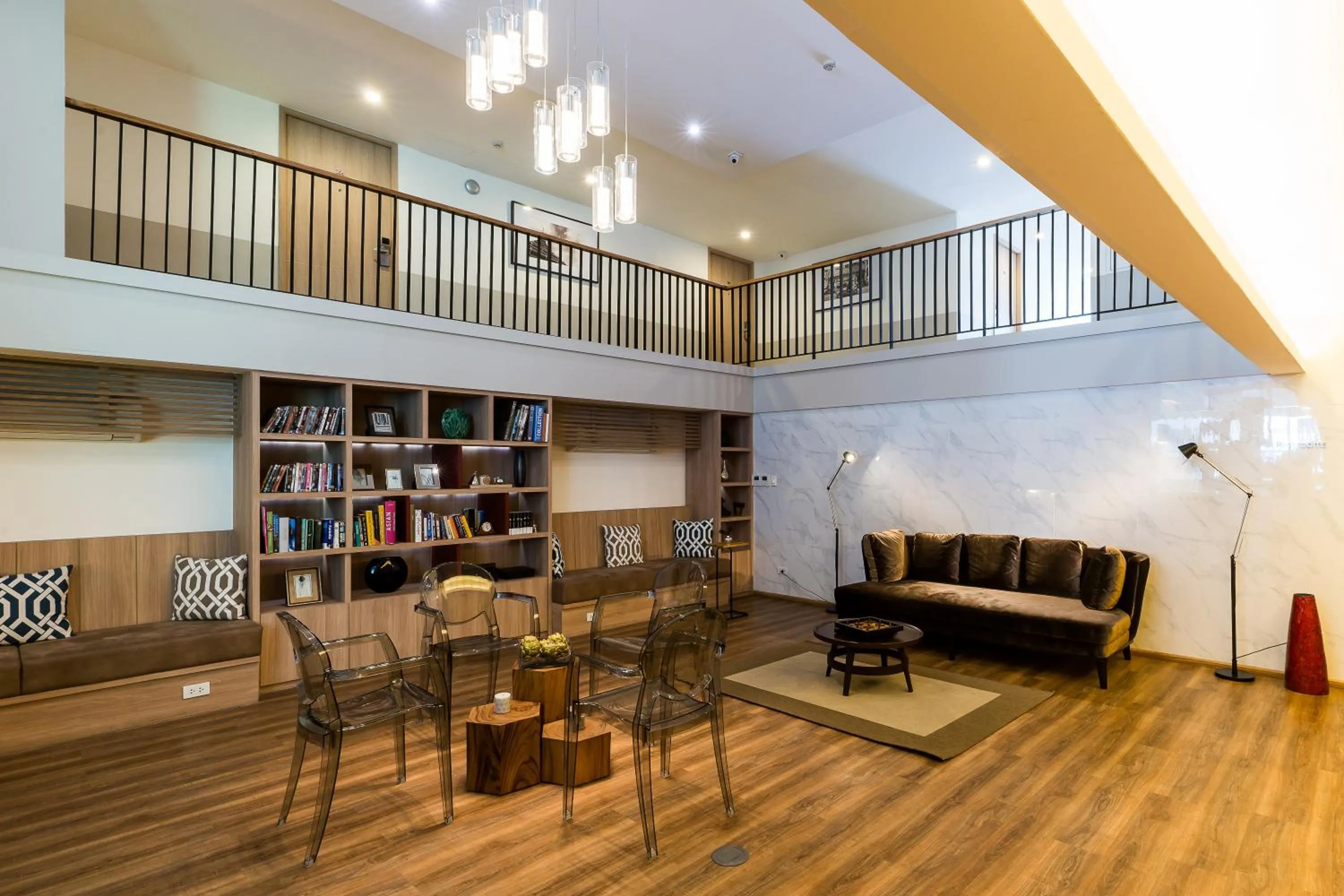 Library in The Residence on Thonglor by UHG