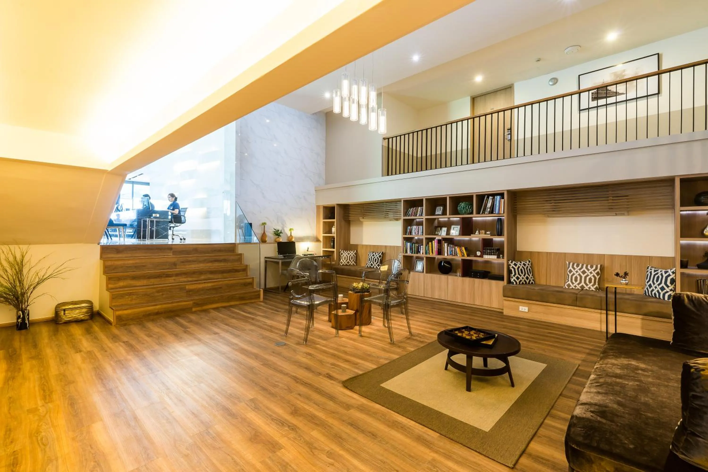 Library in The Residence on Thonglor by UHG