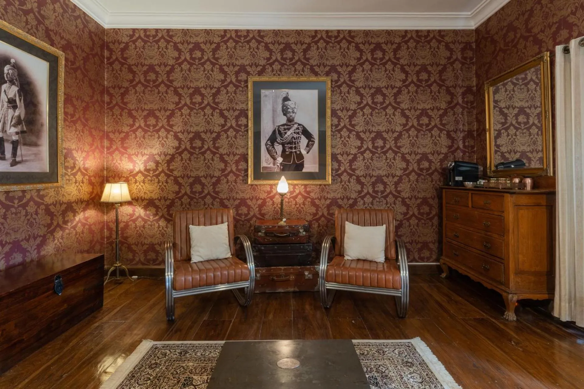 Seating area in Srinivas The Royal Residence, Jaipur