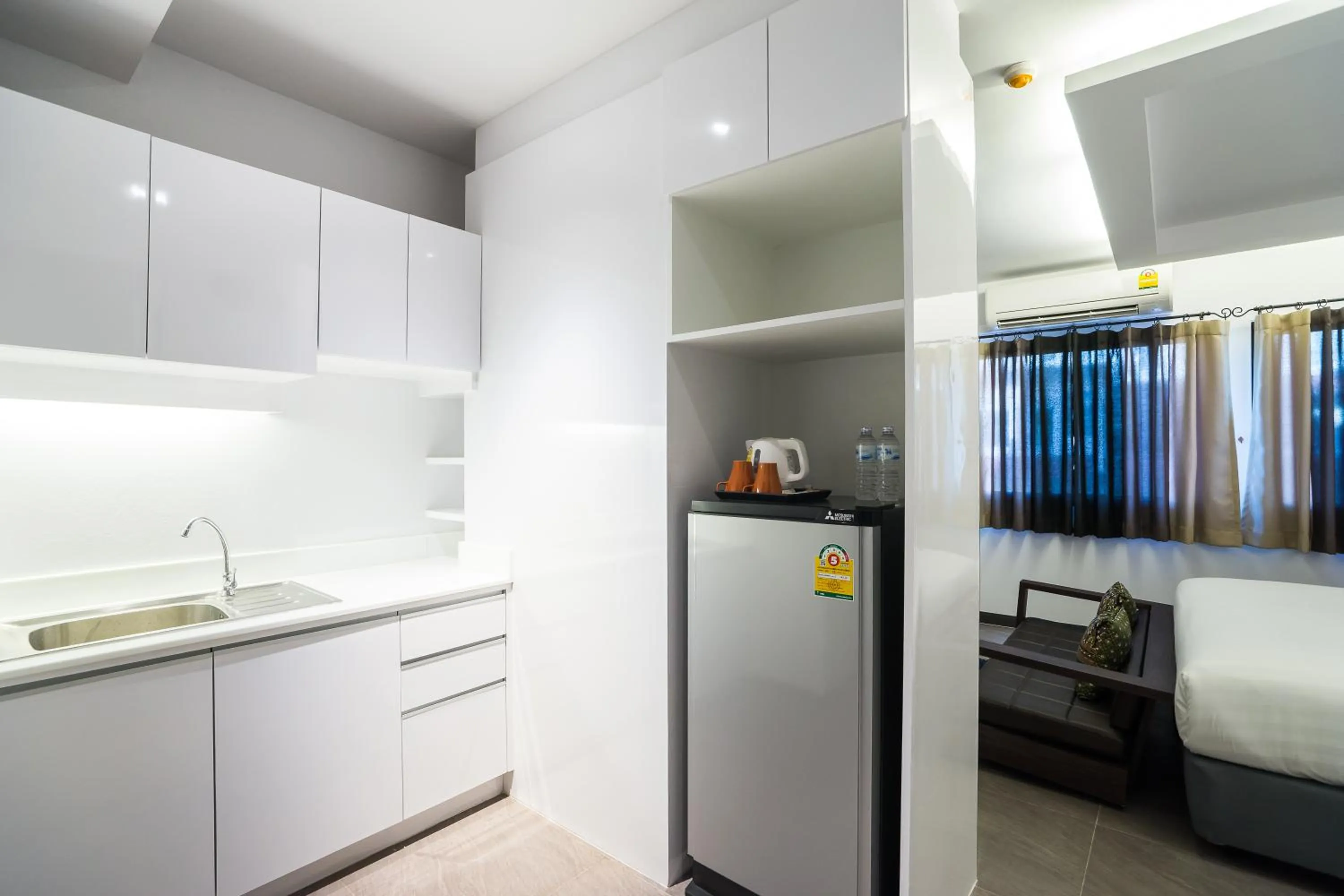 Bedroom, Bed in Aim House Bangkok No Parking