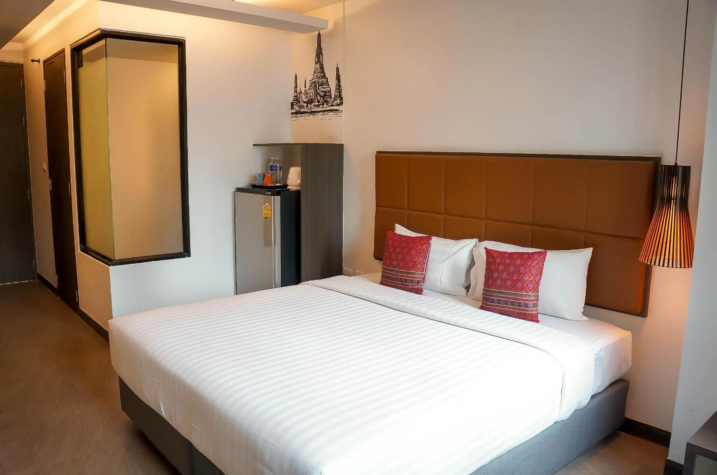 Bedroom, Bed in Aim House Bangkok No Parking