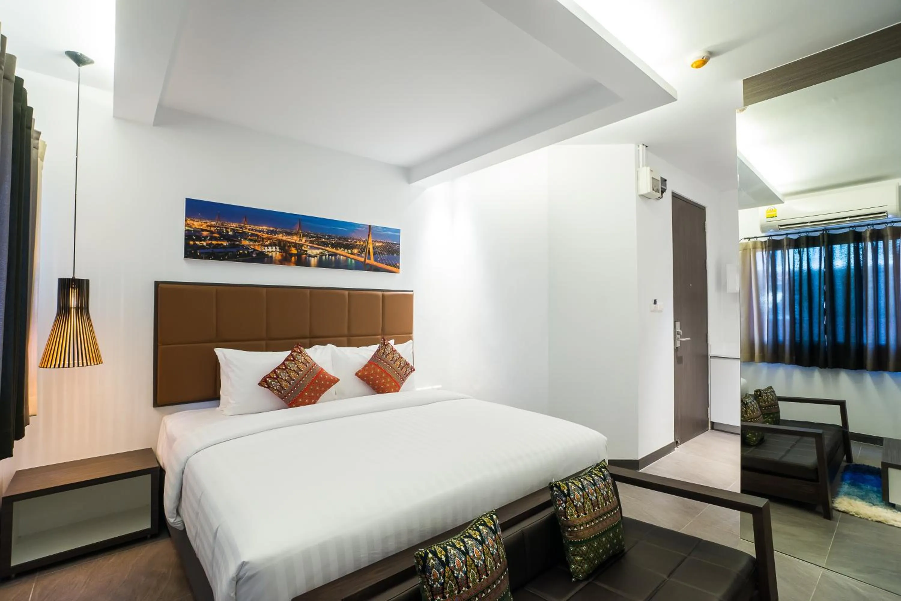 Bedroom, Bed in Aim House Bangkok No Parking